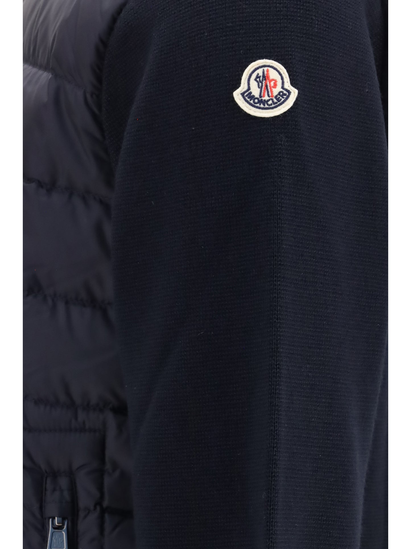 Moncler Men Cardigan With Padded Zip Closure MONCLER