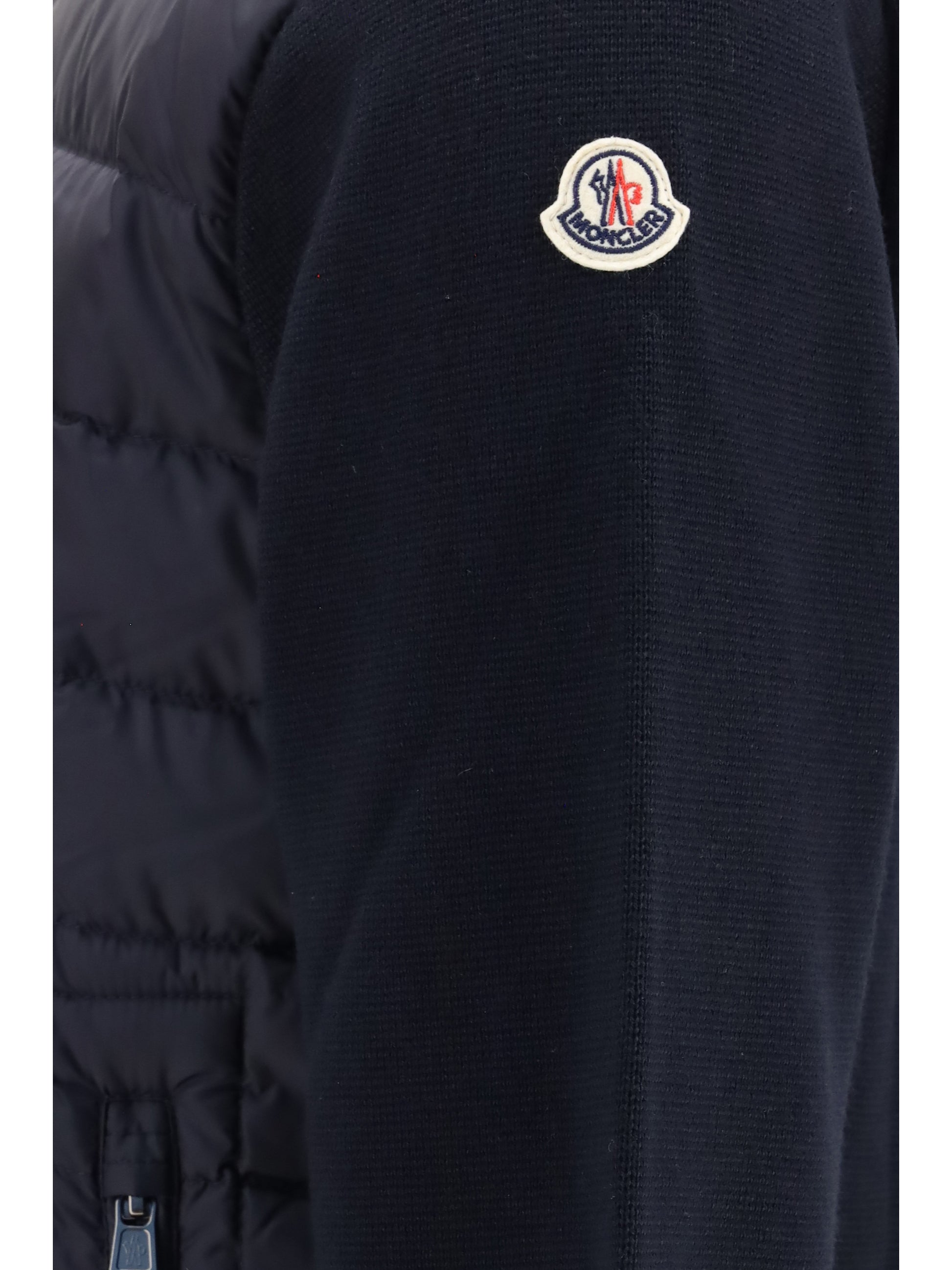 Moncler Men Cardigan With Padded Zip Closure MONCLER