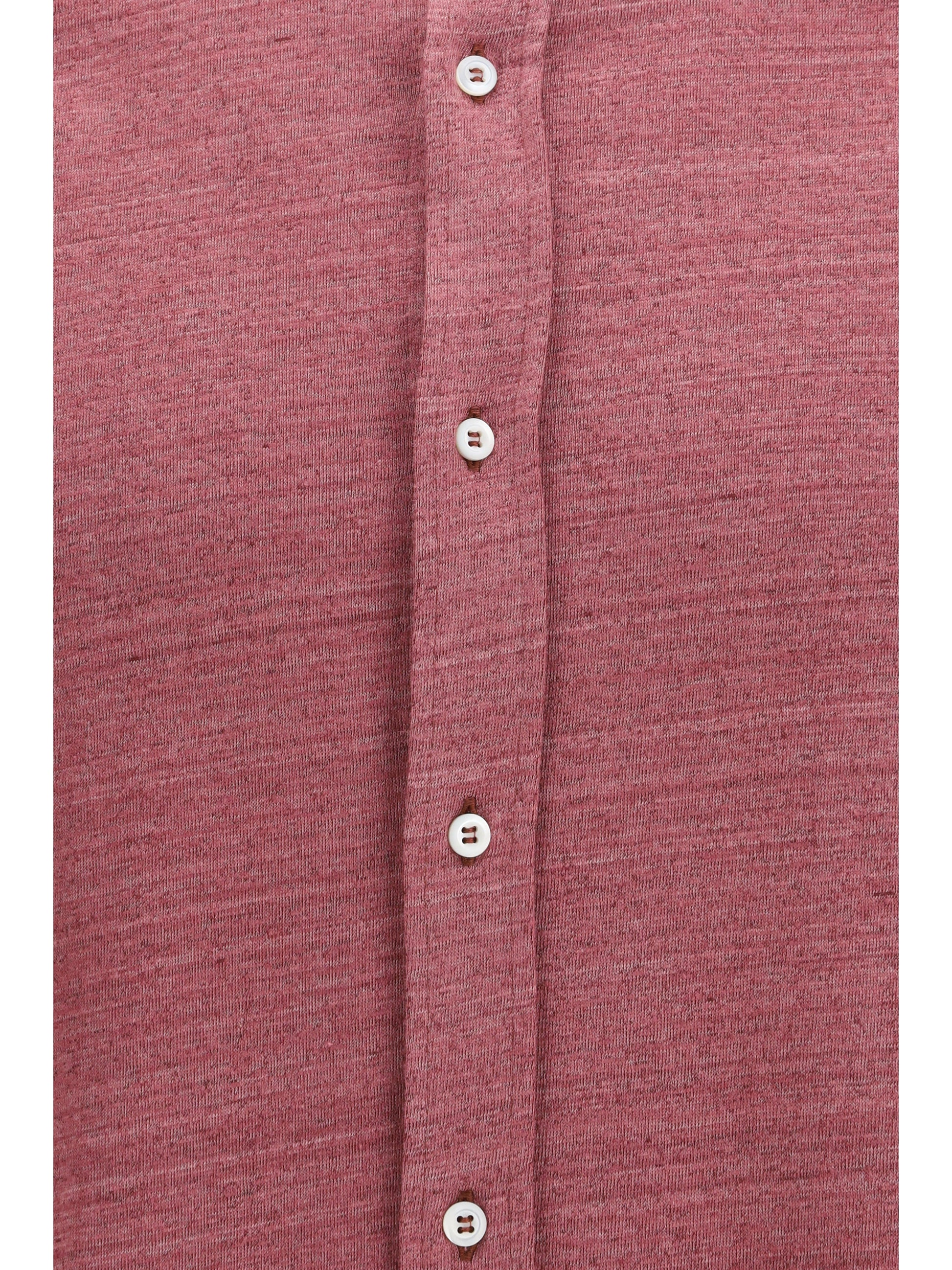 Brunello Cucinelli Men Linen And Cotton Knit Shirt BRUNELLO CUCINELLI