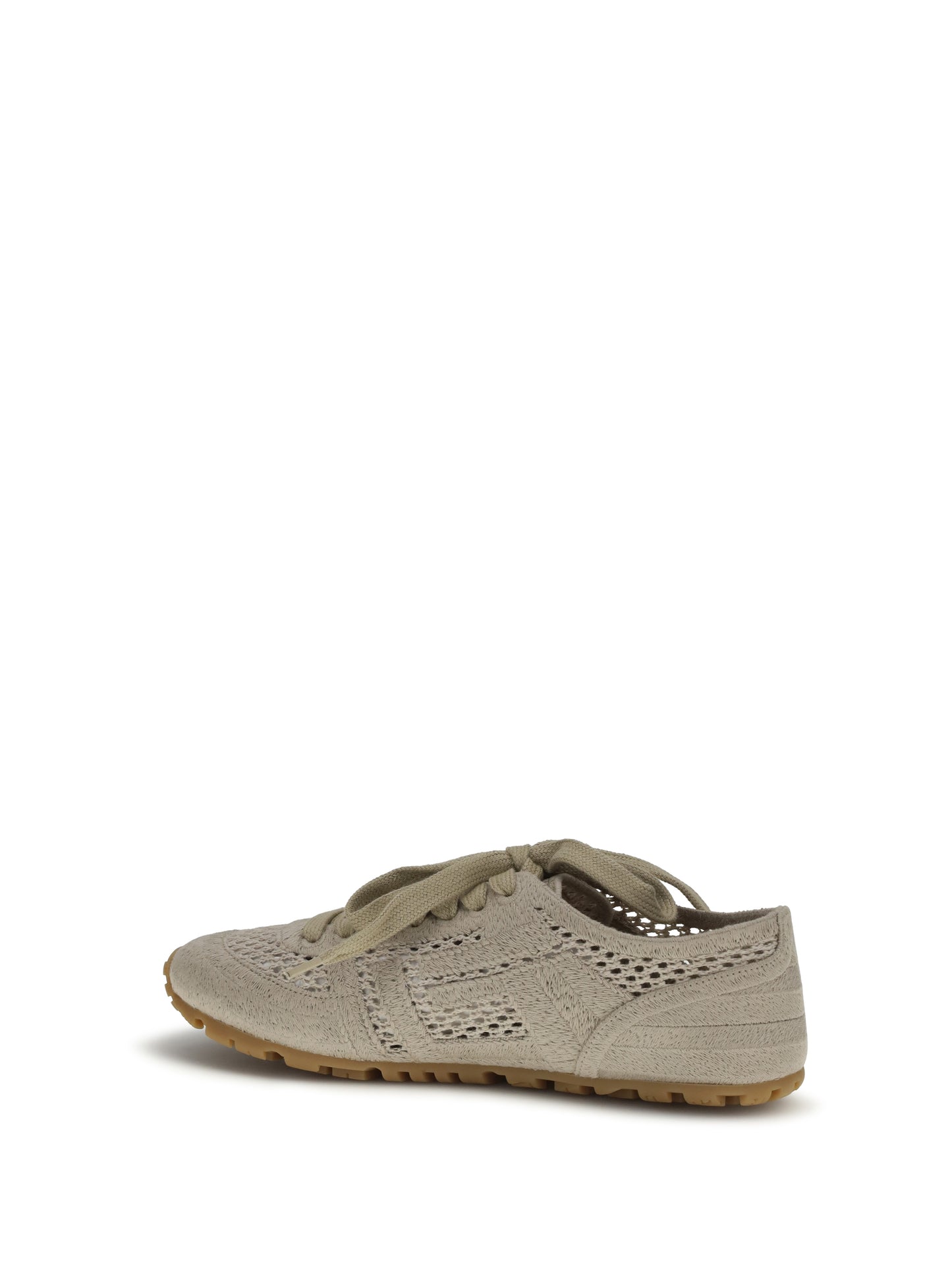 Balmain Women Racer 45 Sneakers In Macramé BALMAIN