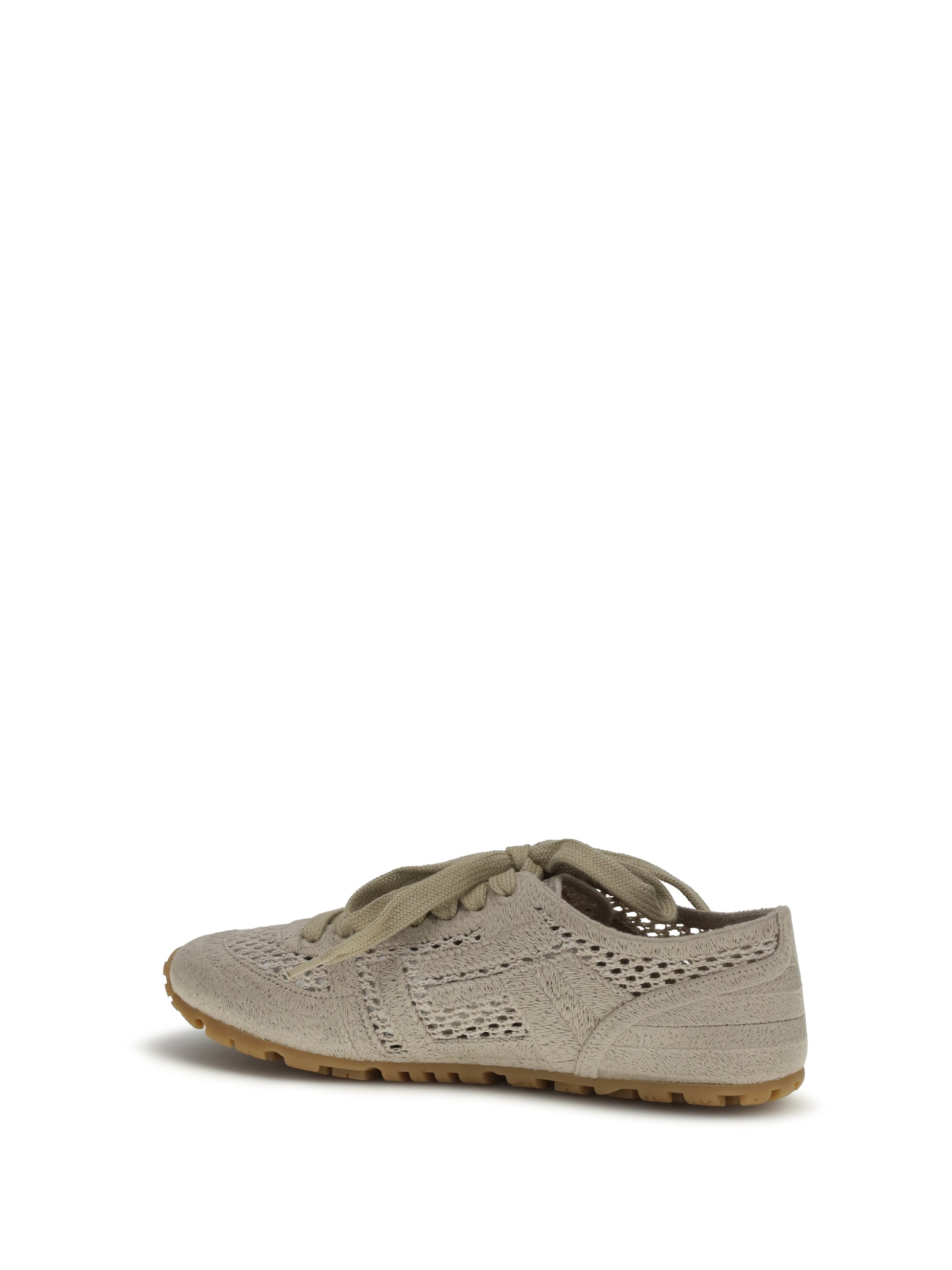 Balmain Women Racer 45 Sneakers In Macramé BALMAIN