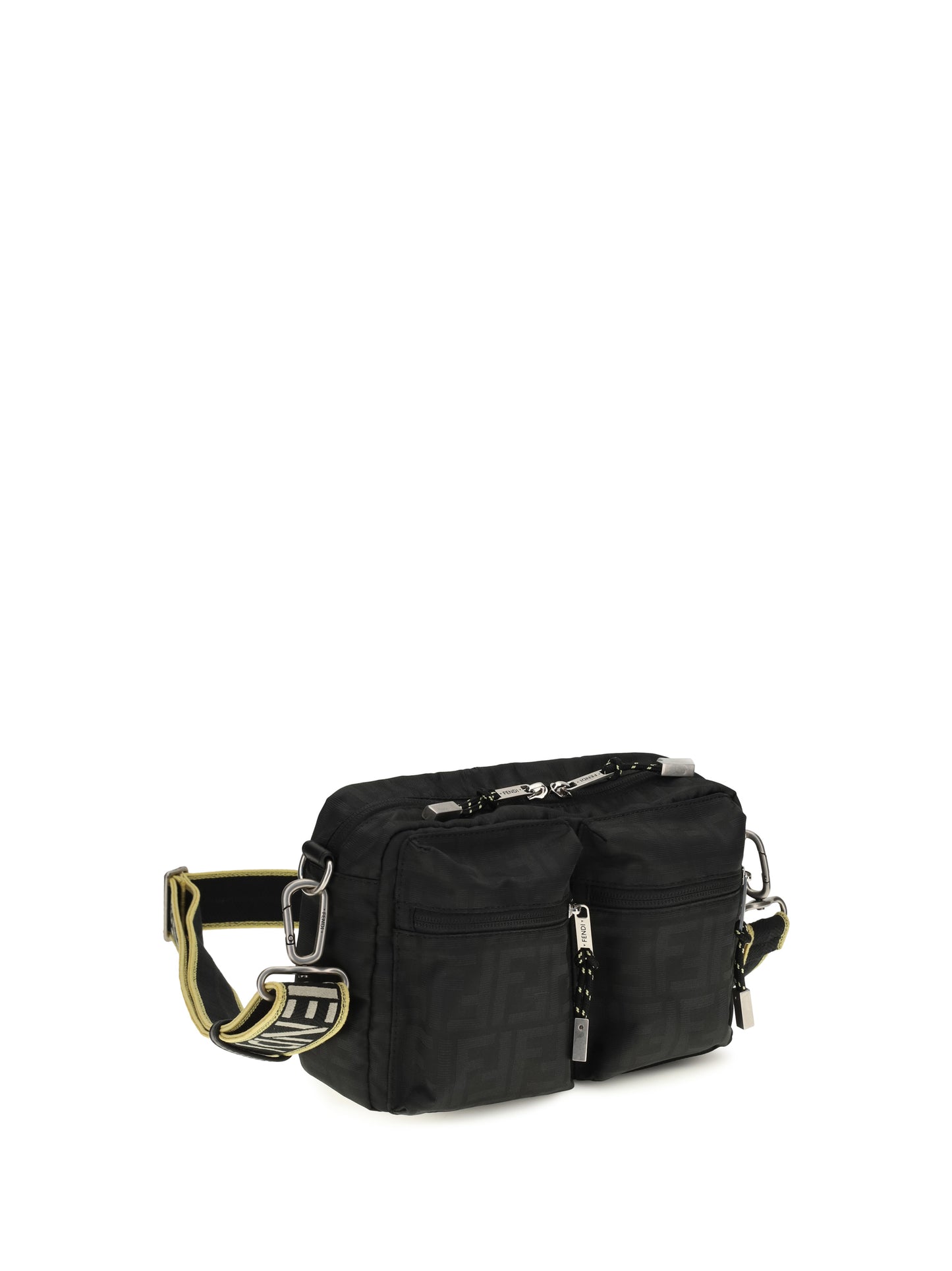 Fendi Men Ff Monogram Fabric Camera Case FENDI