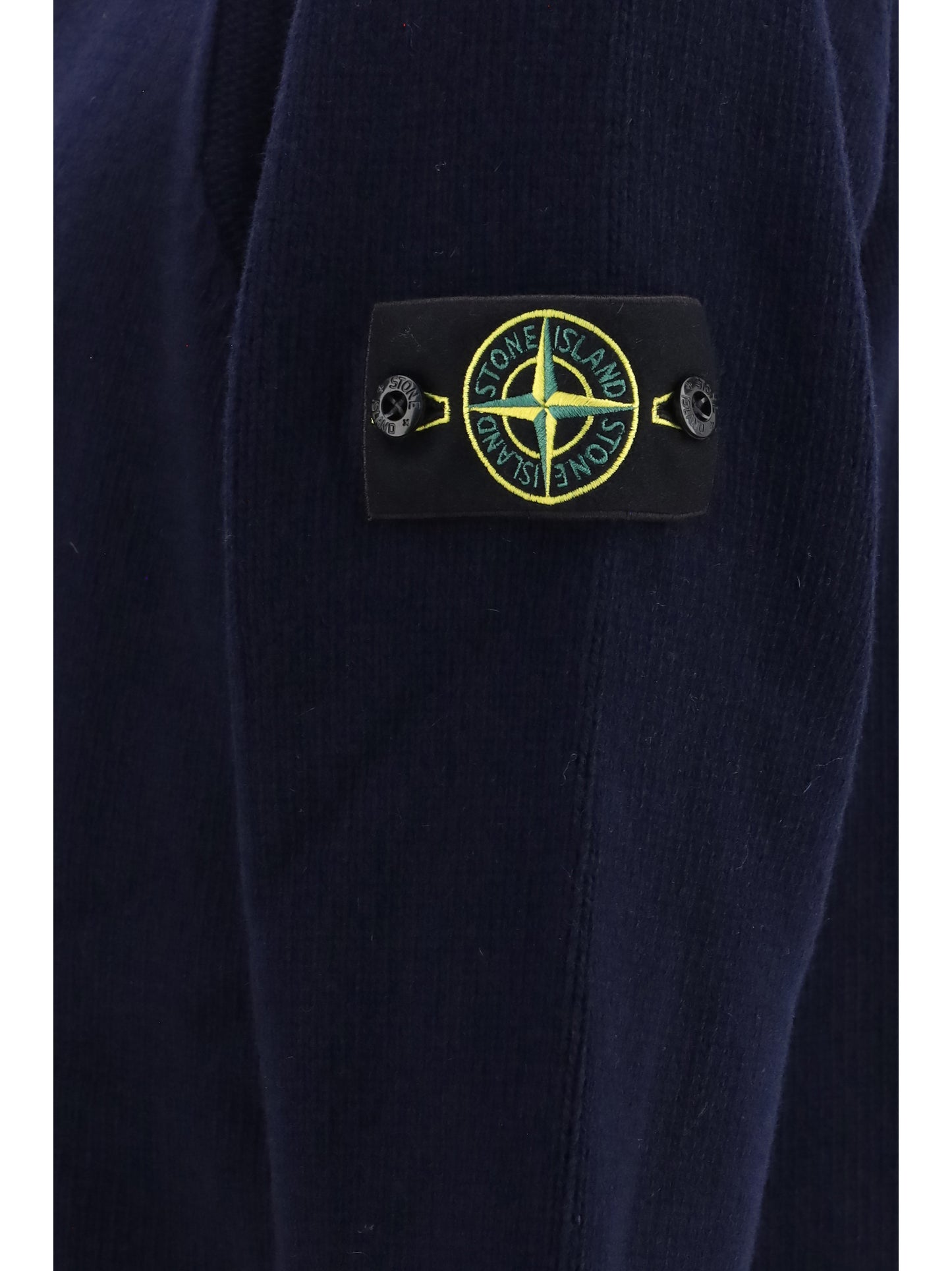 Stone Island Men Crewneck Sweater With Logo Patch STONE ISLAND