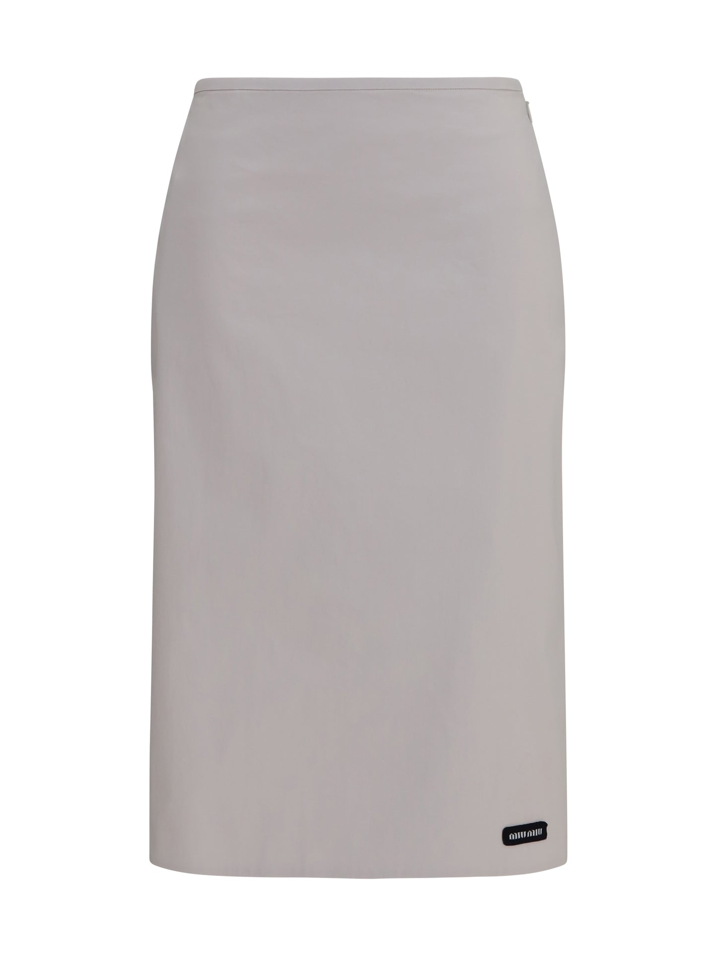 Miu Miu Women Stretch Cotton-Blend Midi Skirt MIU MIU