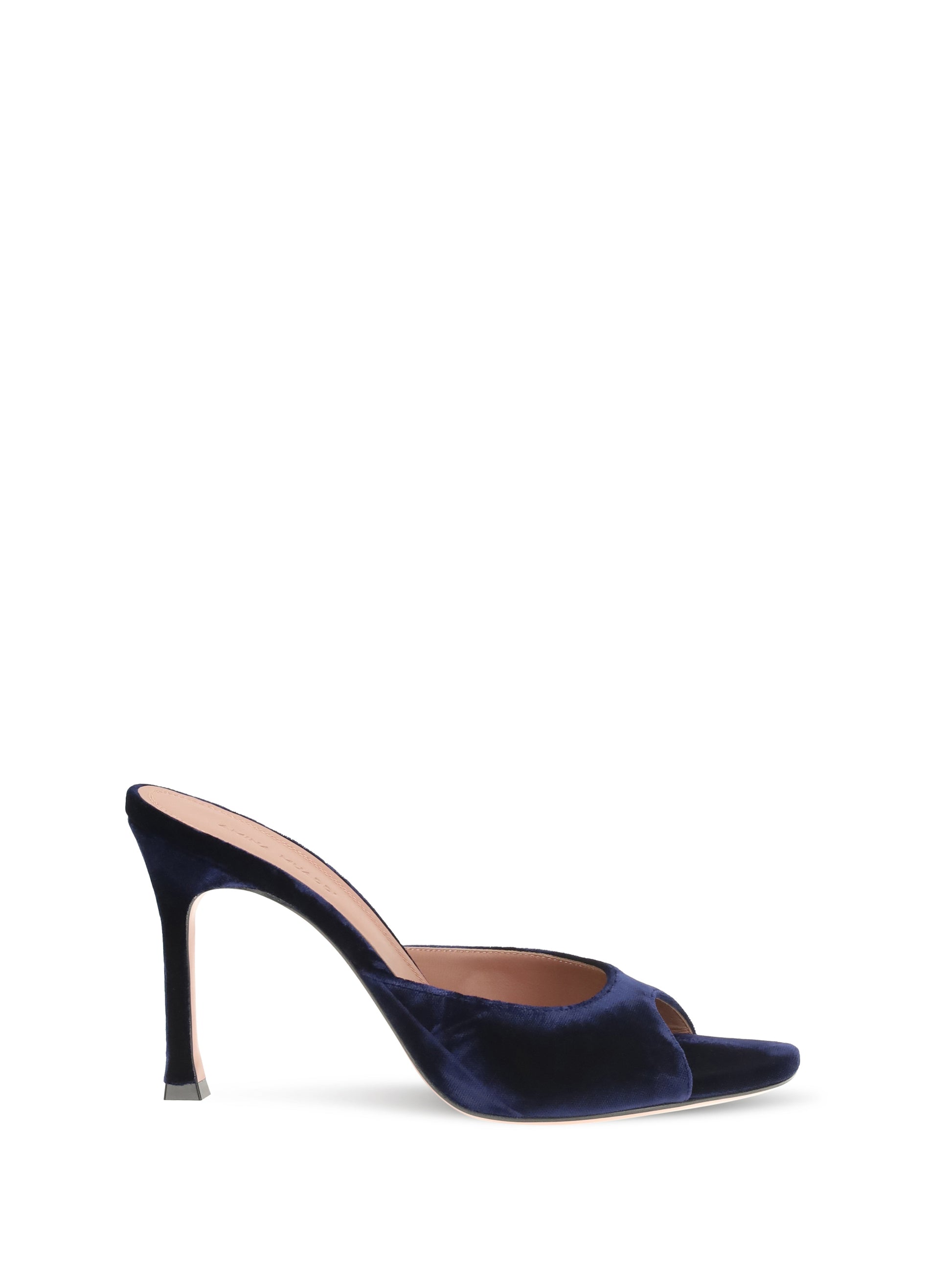 Amina Muaddi Women Alexa Velvet Sandals AMINA MUADDI
