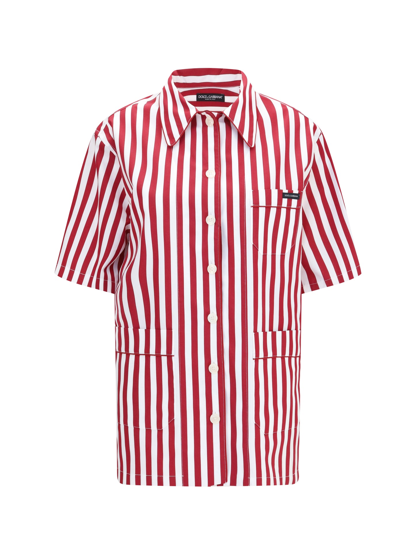 Dolce & Gabbana Women Striped Cotton Shirt
