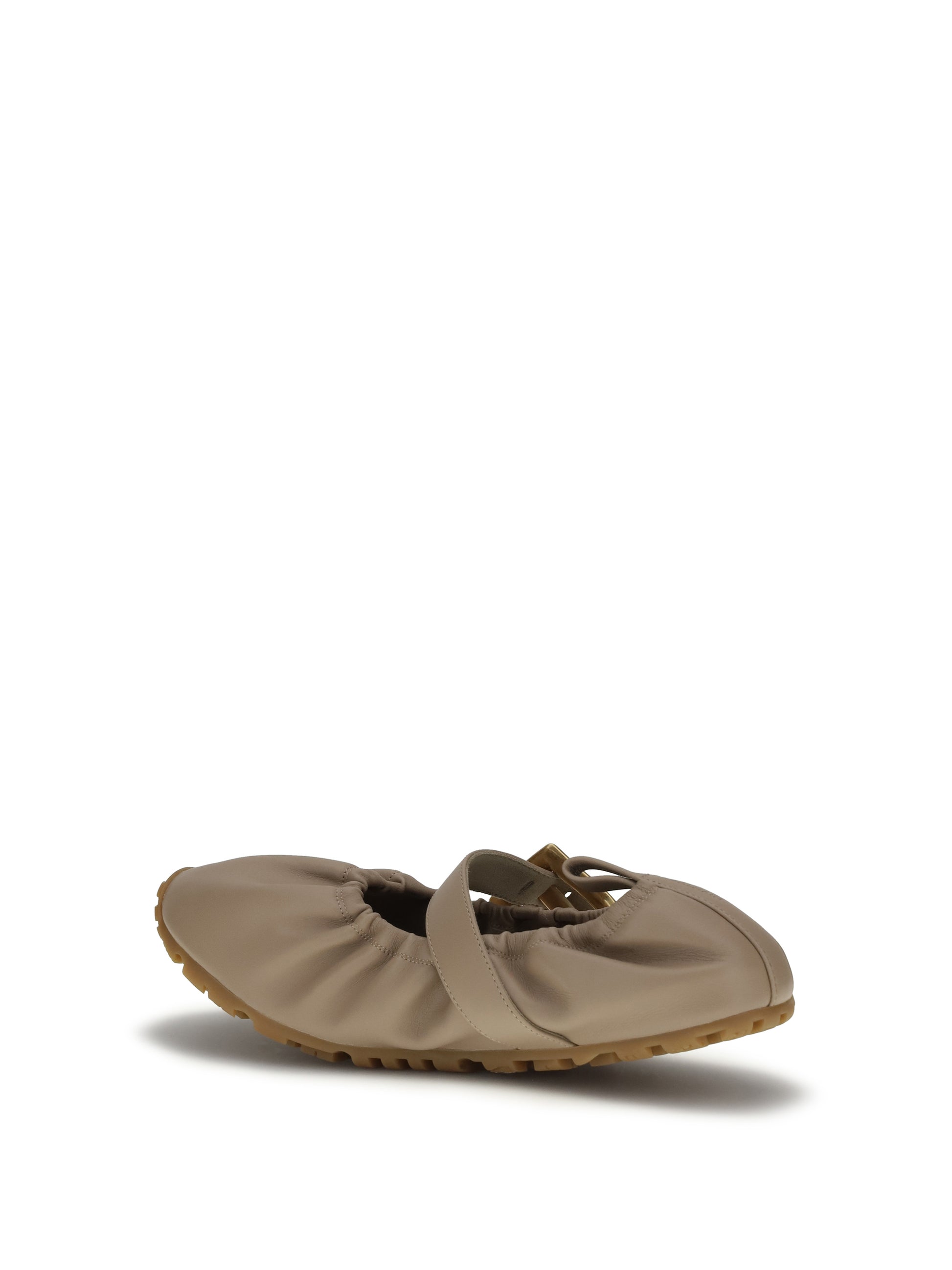 Balmain Women Buckle Strap Ballerinas BALMAIN