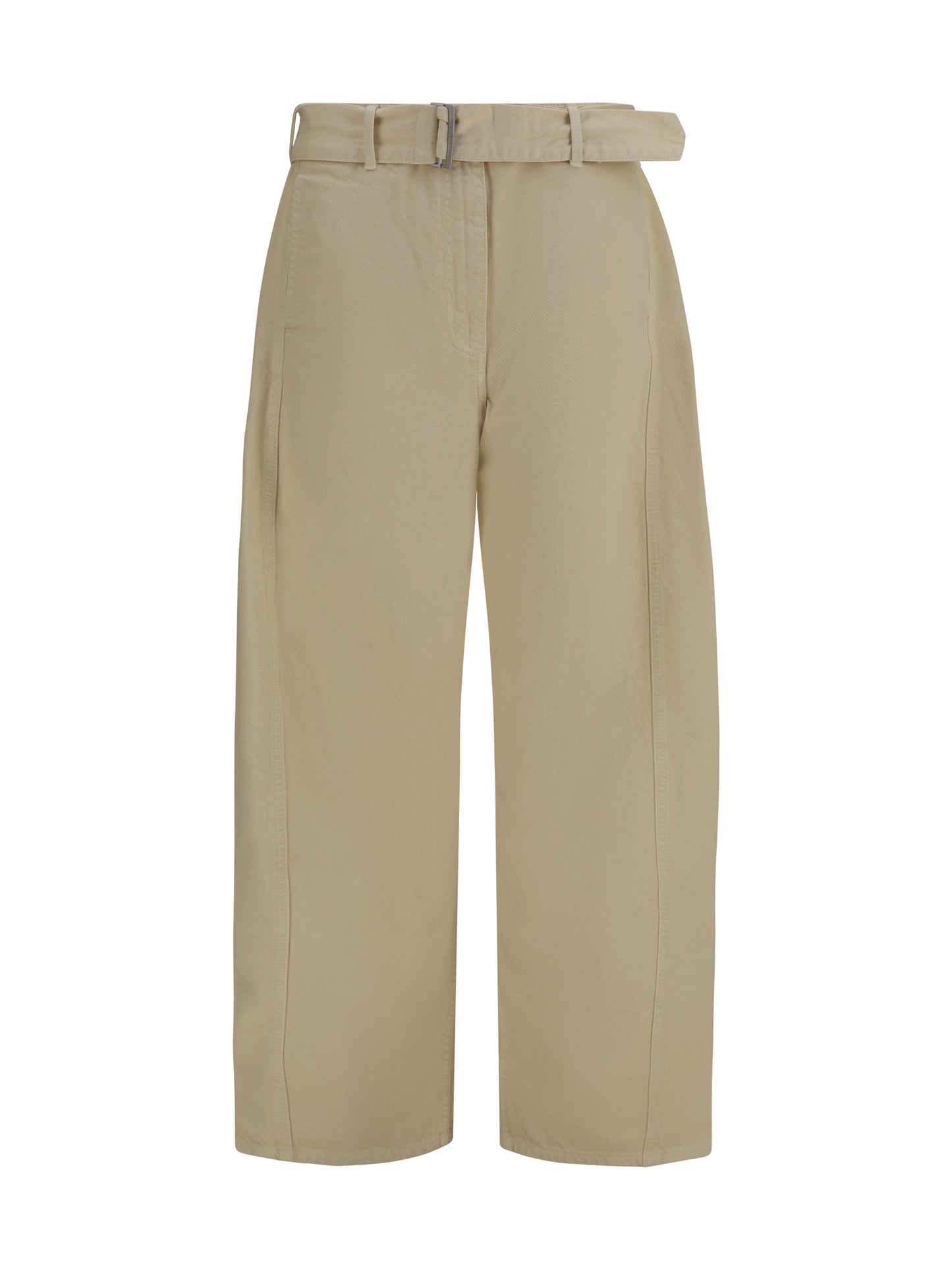 Magda Butrym Women Wide-Leg Denim Pants With Belt