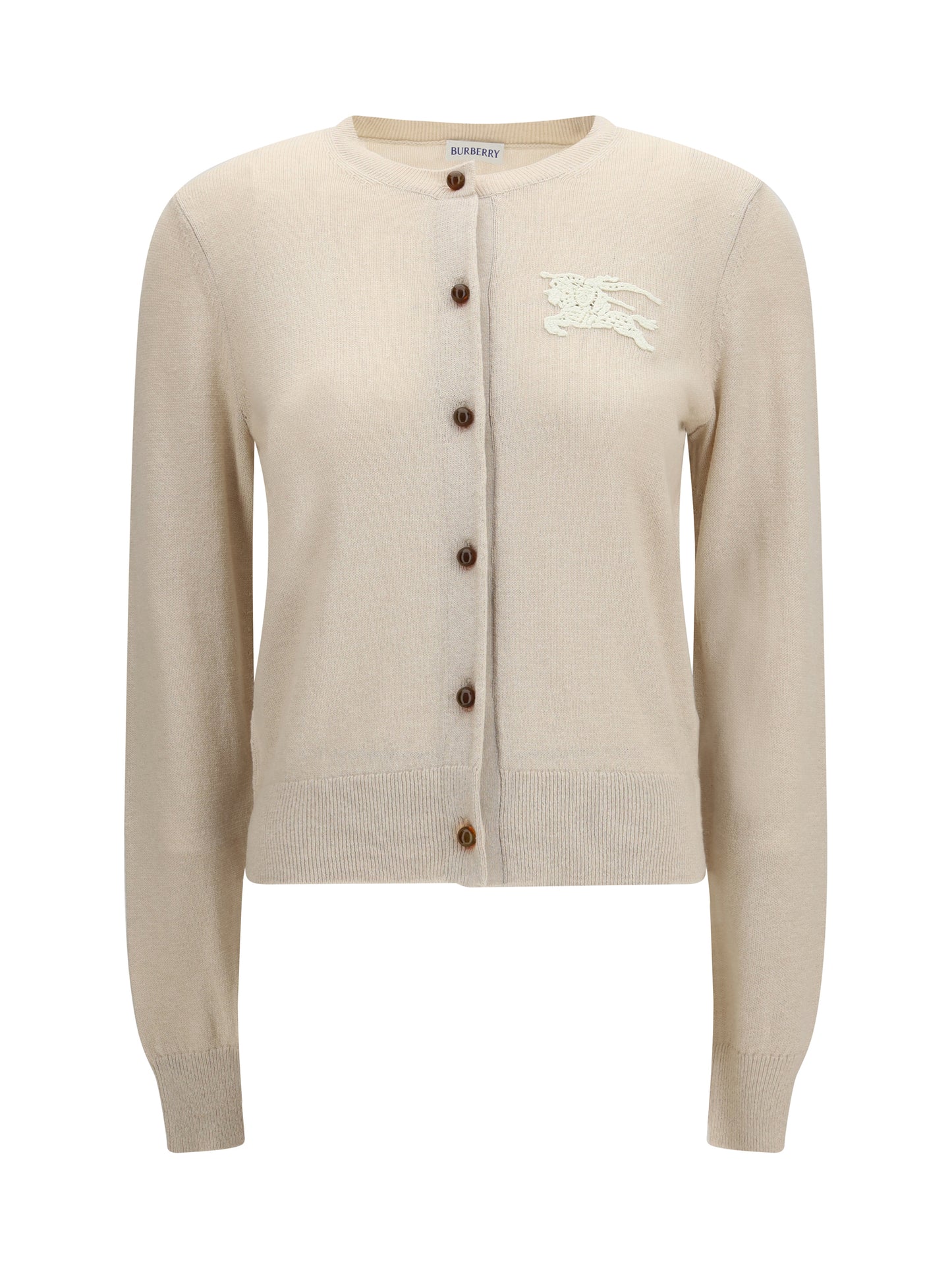 Burberry Women Ekd Cotton-Wool Cardigan BURBERRY