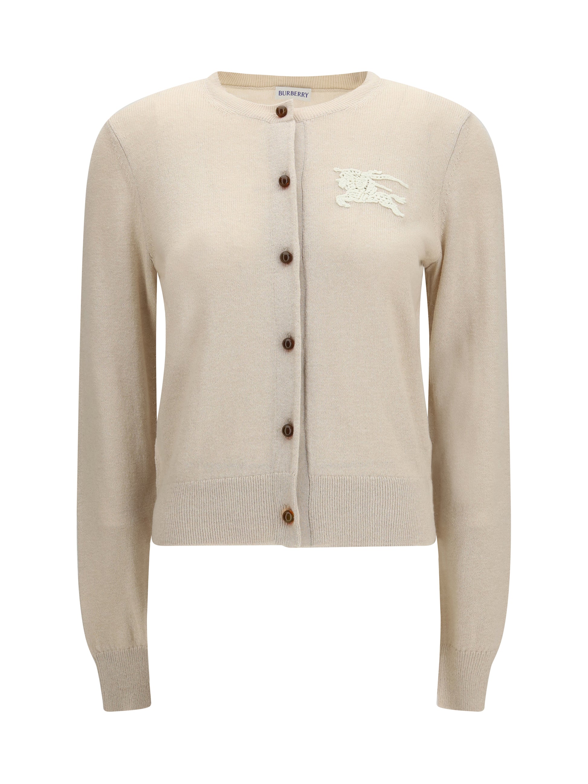 Burberry Women Ekd Cotton-Wool Cardigan BURBERRY
