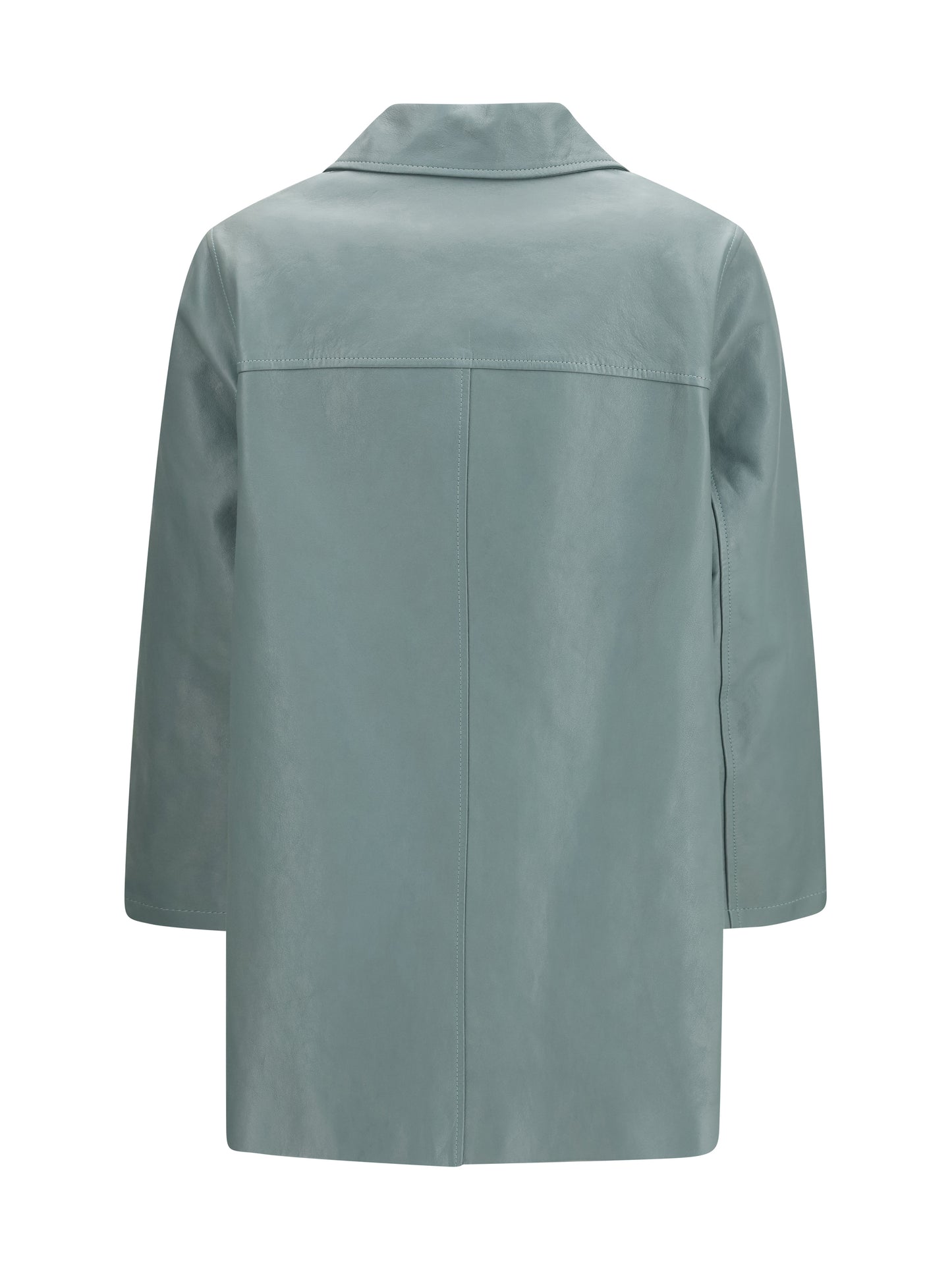 Chloé Women Long Lambskin Leather Jacket CHLOE