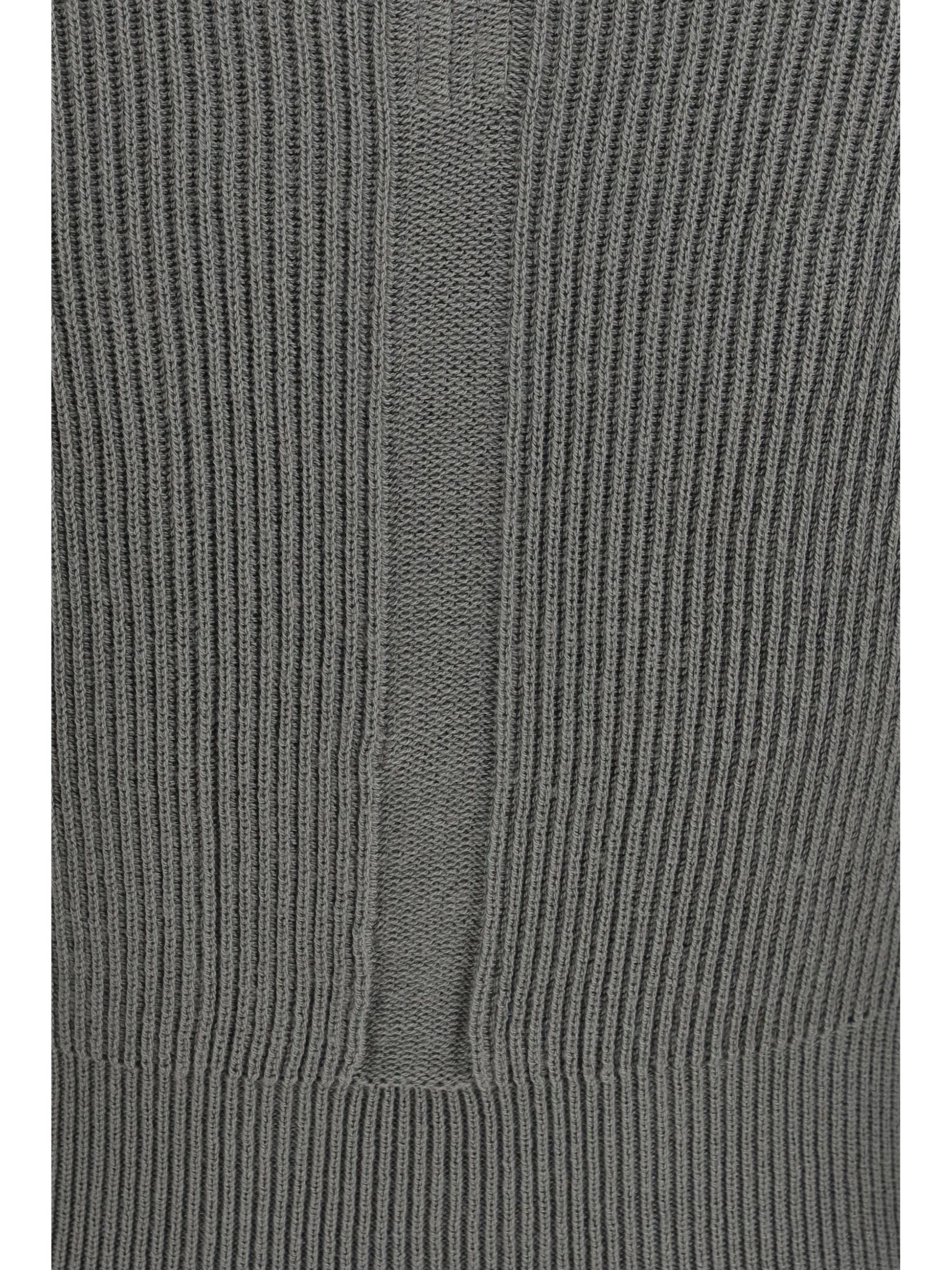 Rick Owens Women Euca Virgin Wool Sweater With V Neck RICK OWENS