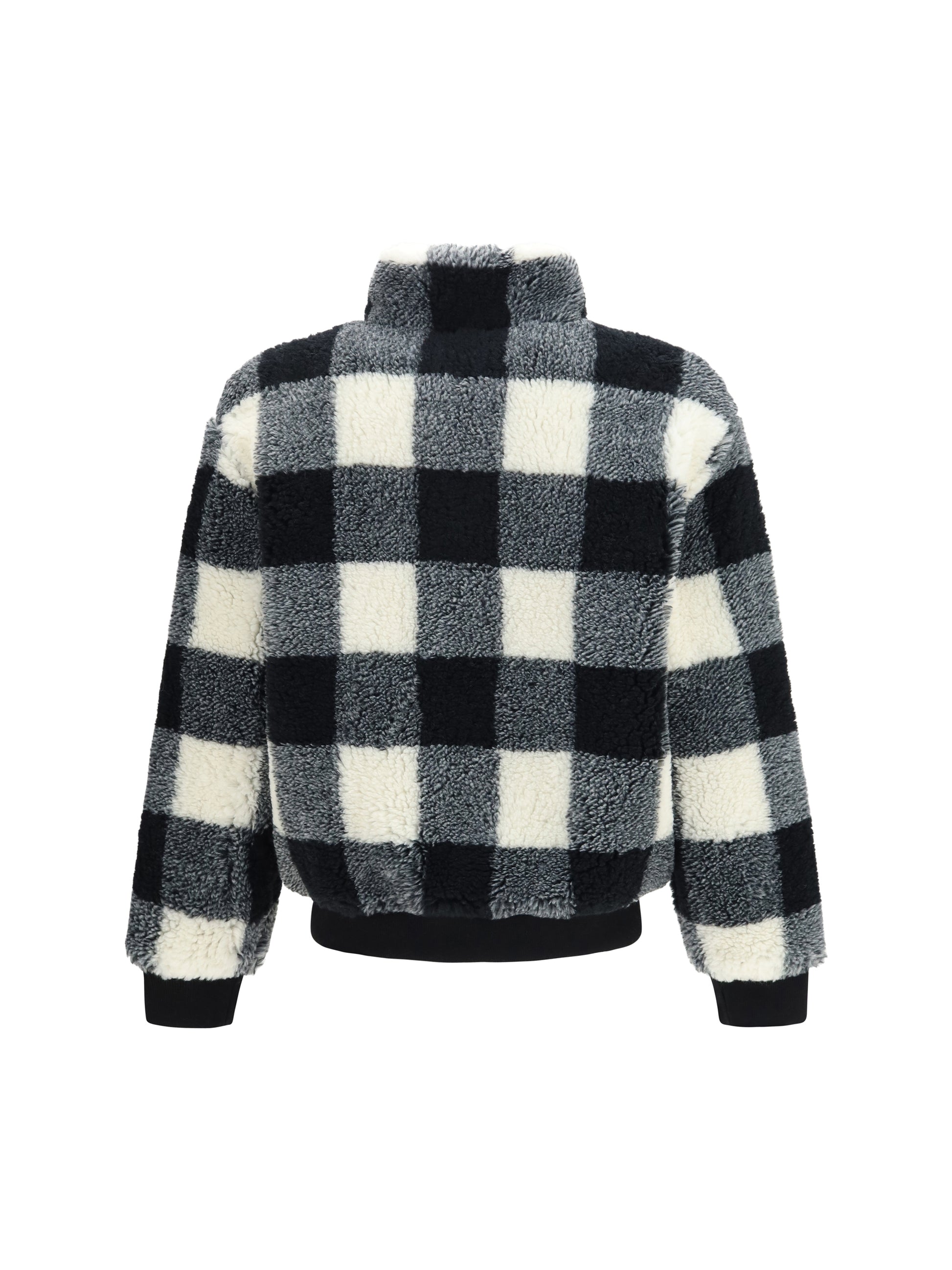 Givenchy Men Checked Wool-Blend Teddy Jacket GIVENCHY