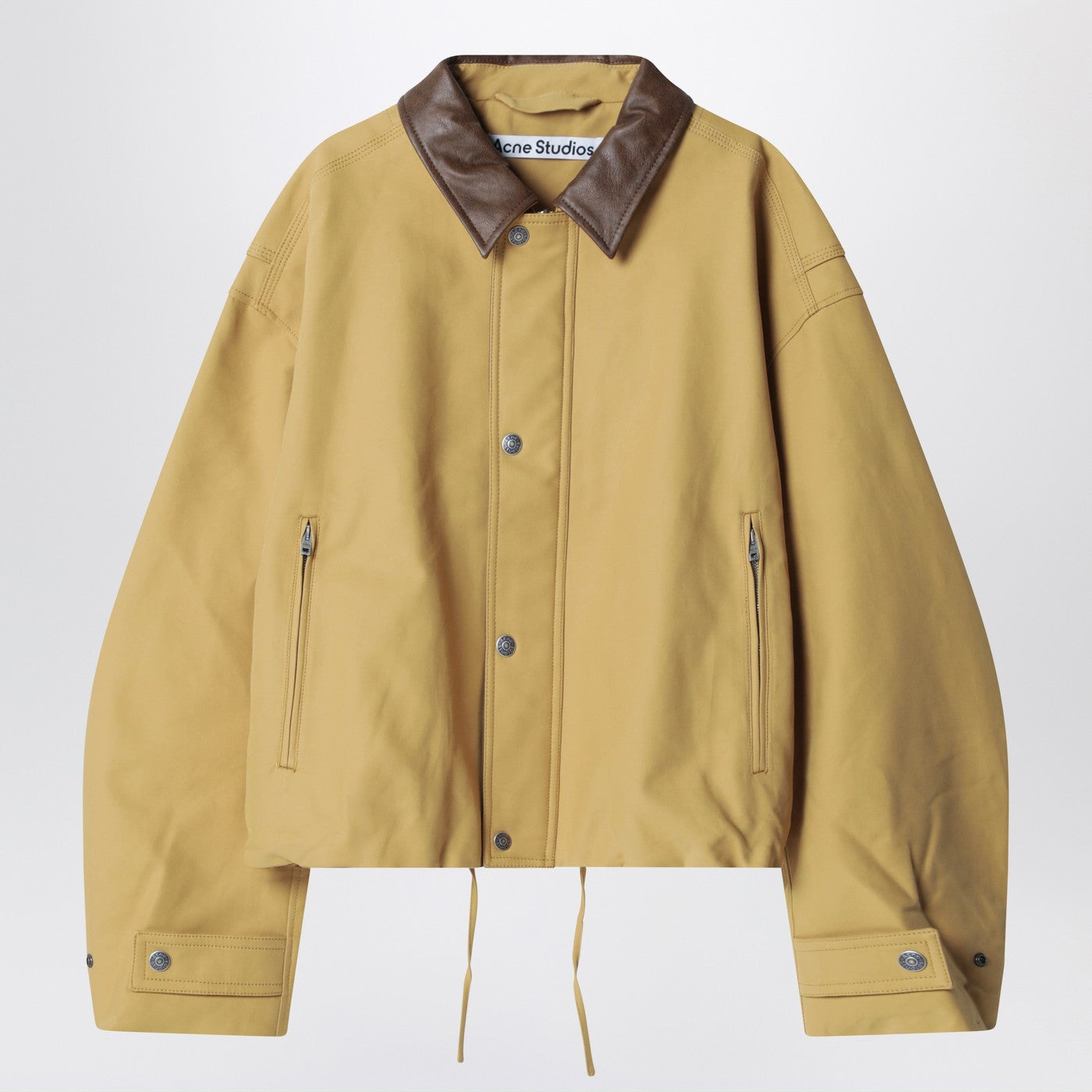 Acne Studios Twill Bomber Jacket Sand Beige Men ACNE STUDIOS