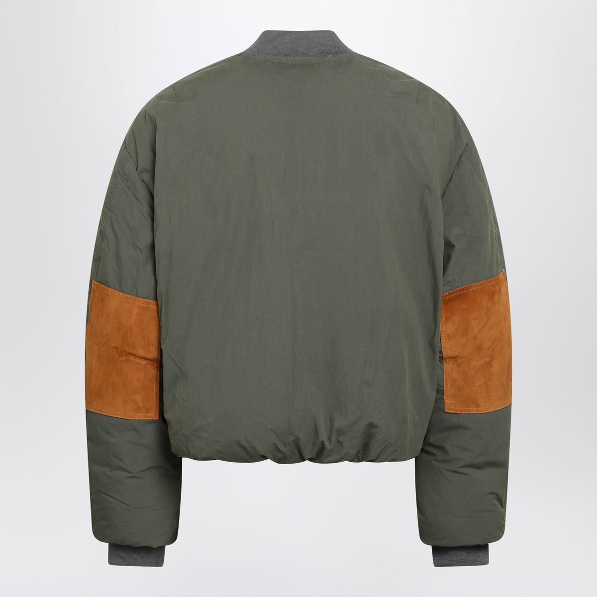 Acne Studios Cedar Green Technical Poplin Down-Filled Bomber Jacket Men ACNE STUDIOS
