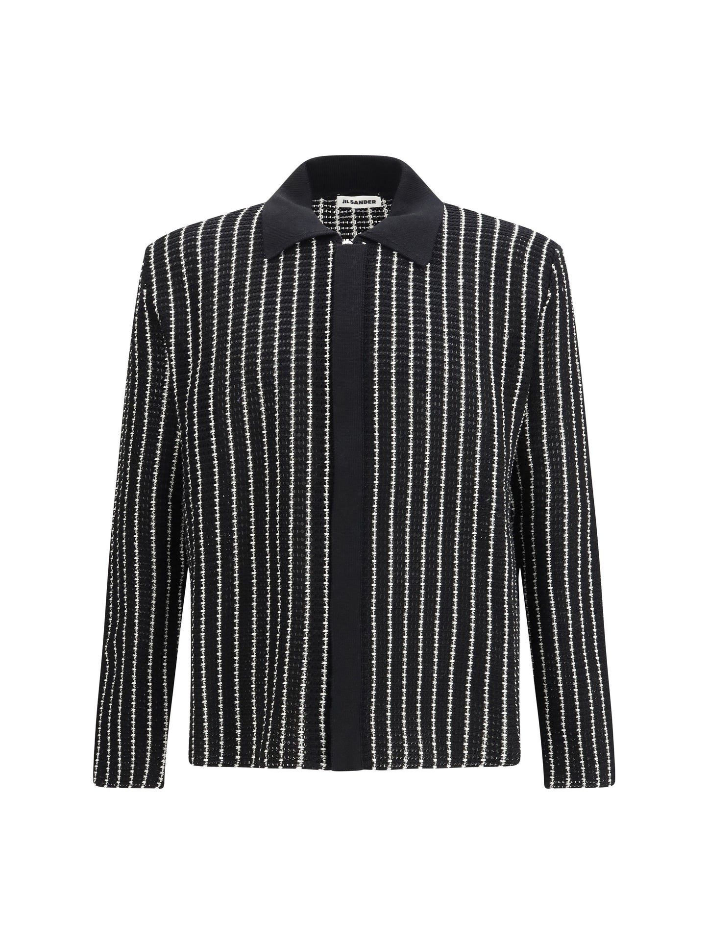Jil Sander Men Embroidered Crochet Cardigan JIL SANDER