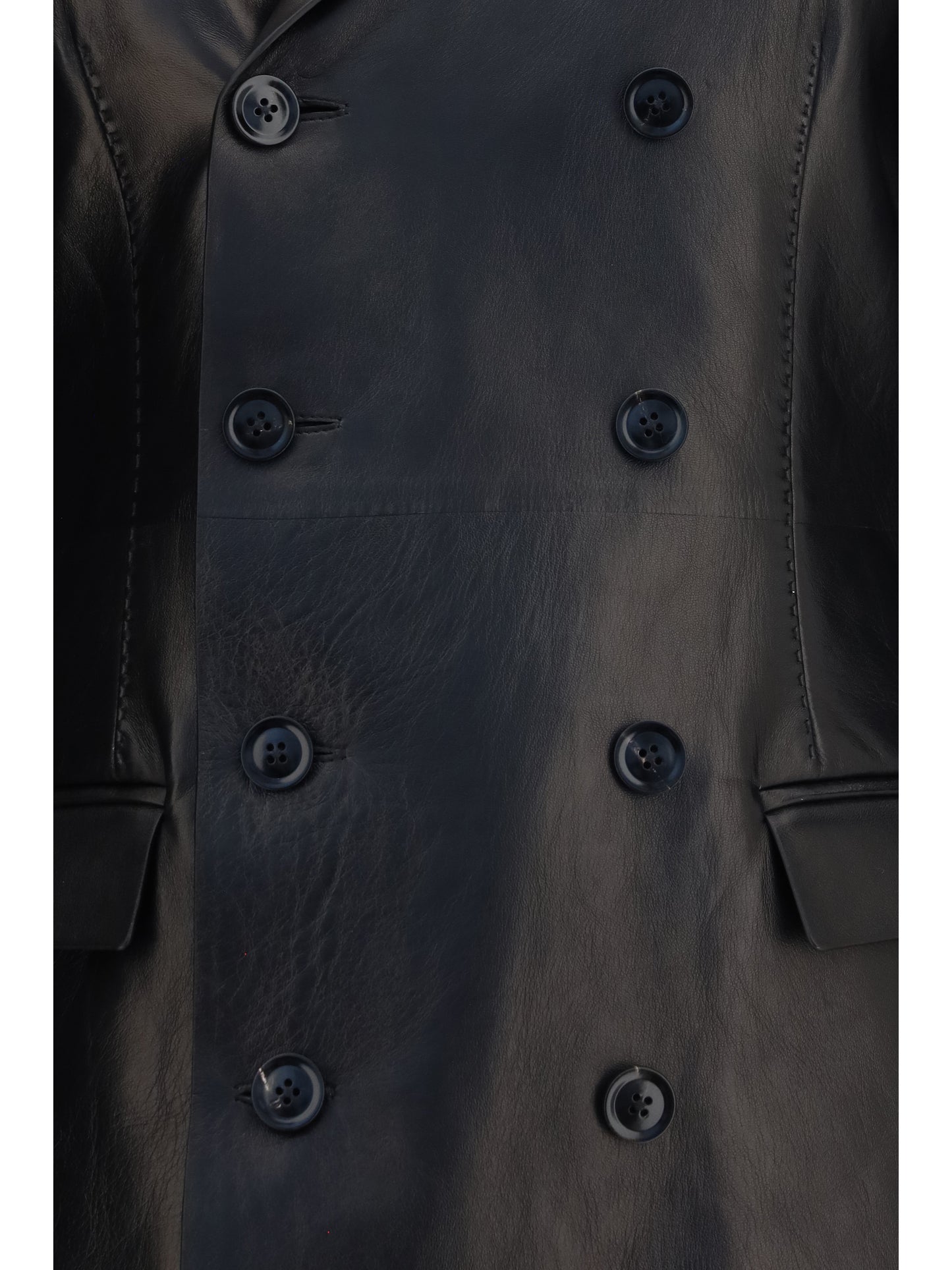 Tom Ford Women Double-Breasted Lambskin Coat TOM FORD