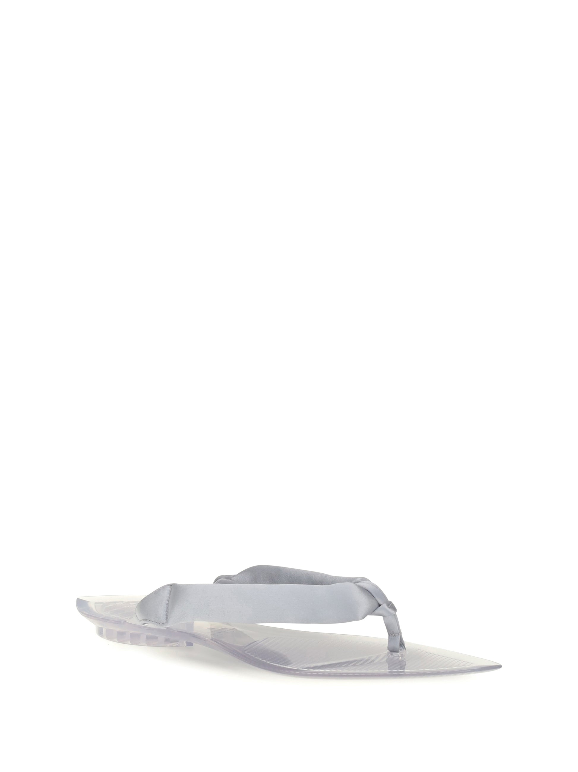 Alaïa Women Satin Flip-Flop Sandals ALAIA