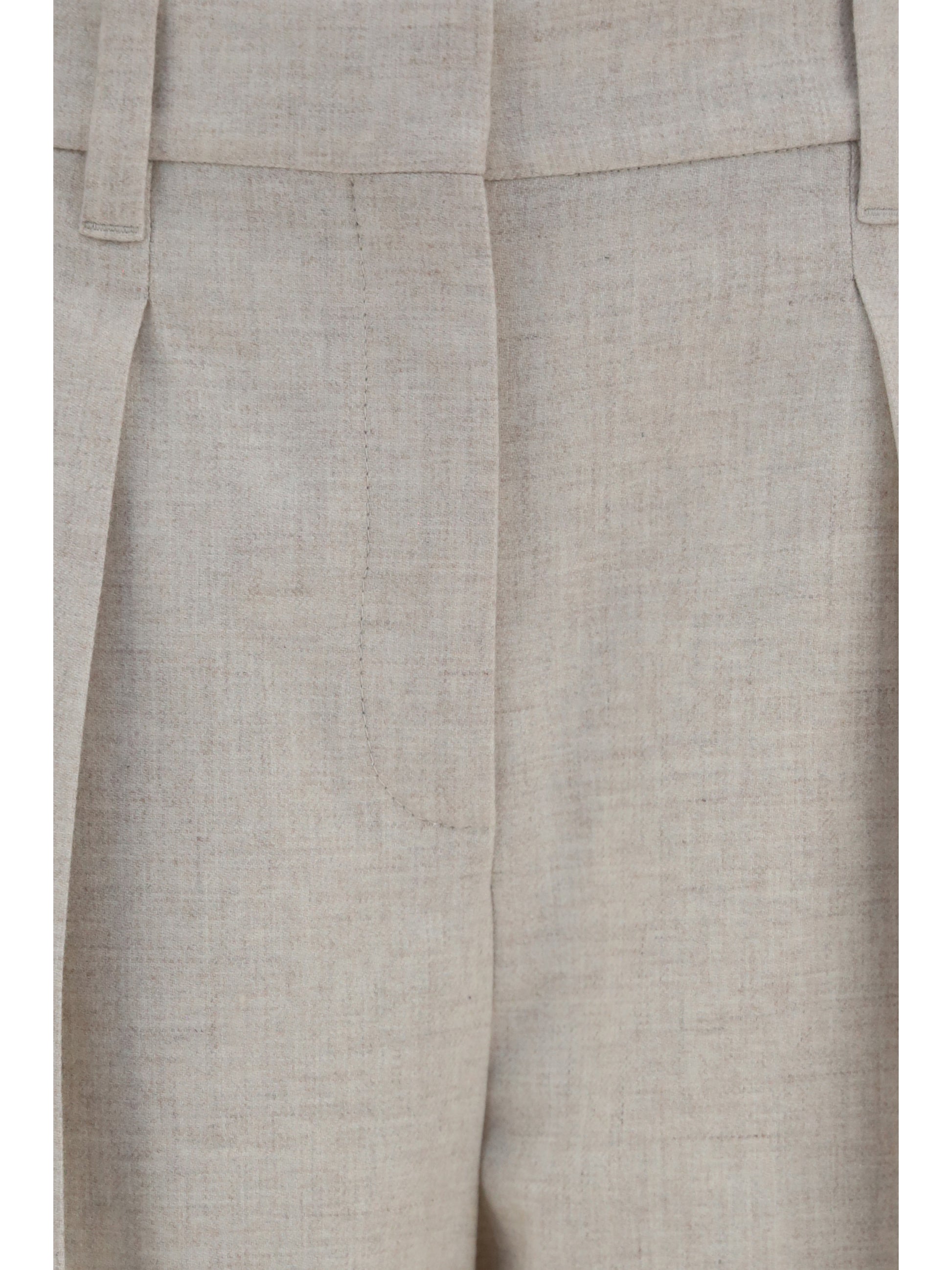 Brunello Cucinelli Women Wool And Cashmere Tailored Pants BRUNELLO CUCINELLI