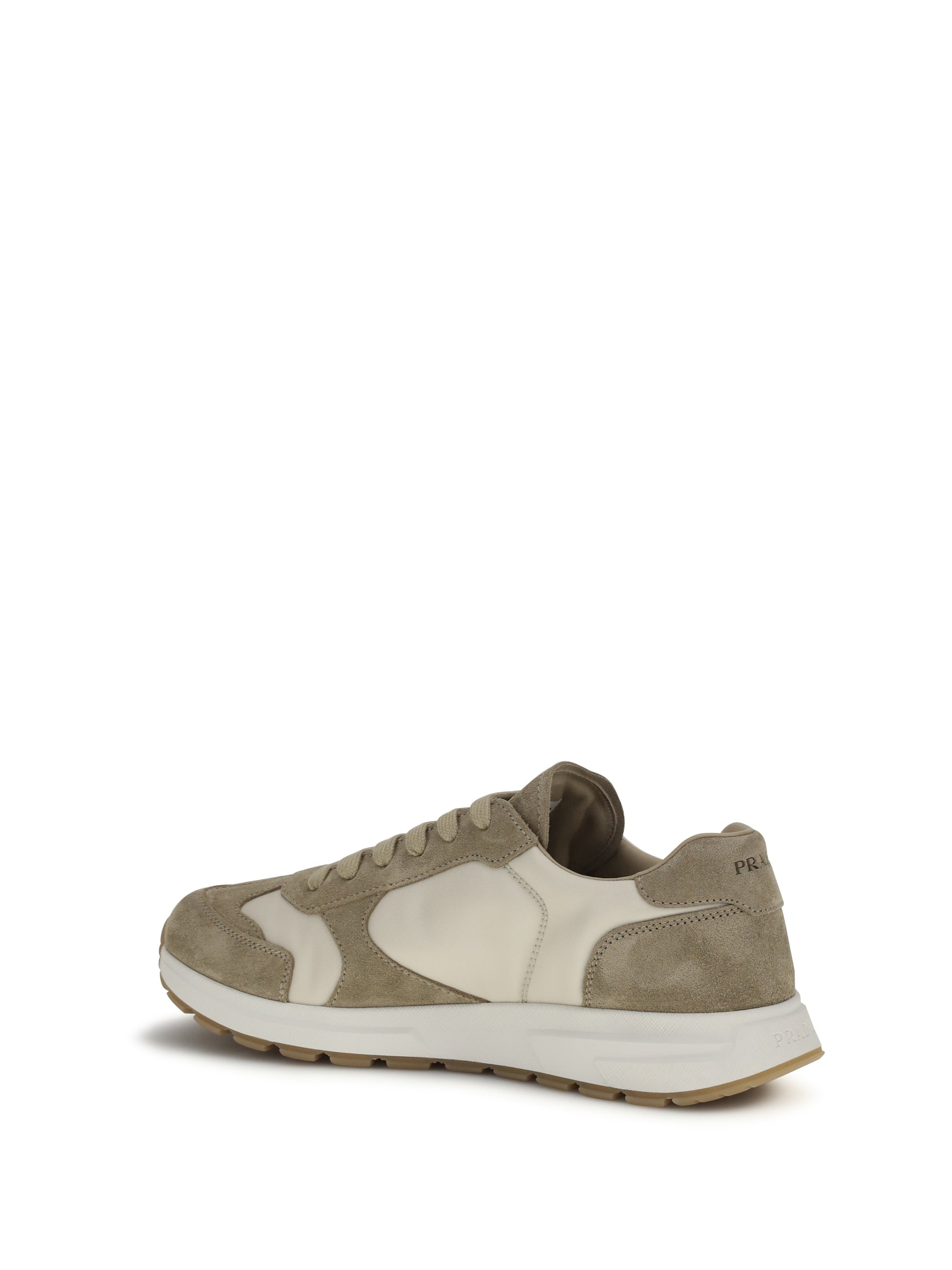 Prada Men Prax Sneakers In Suede And Re-Nylon PRADA