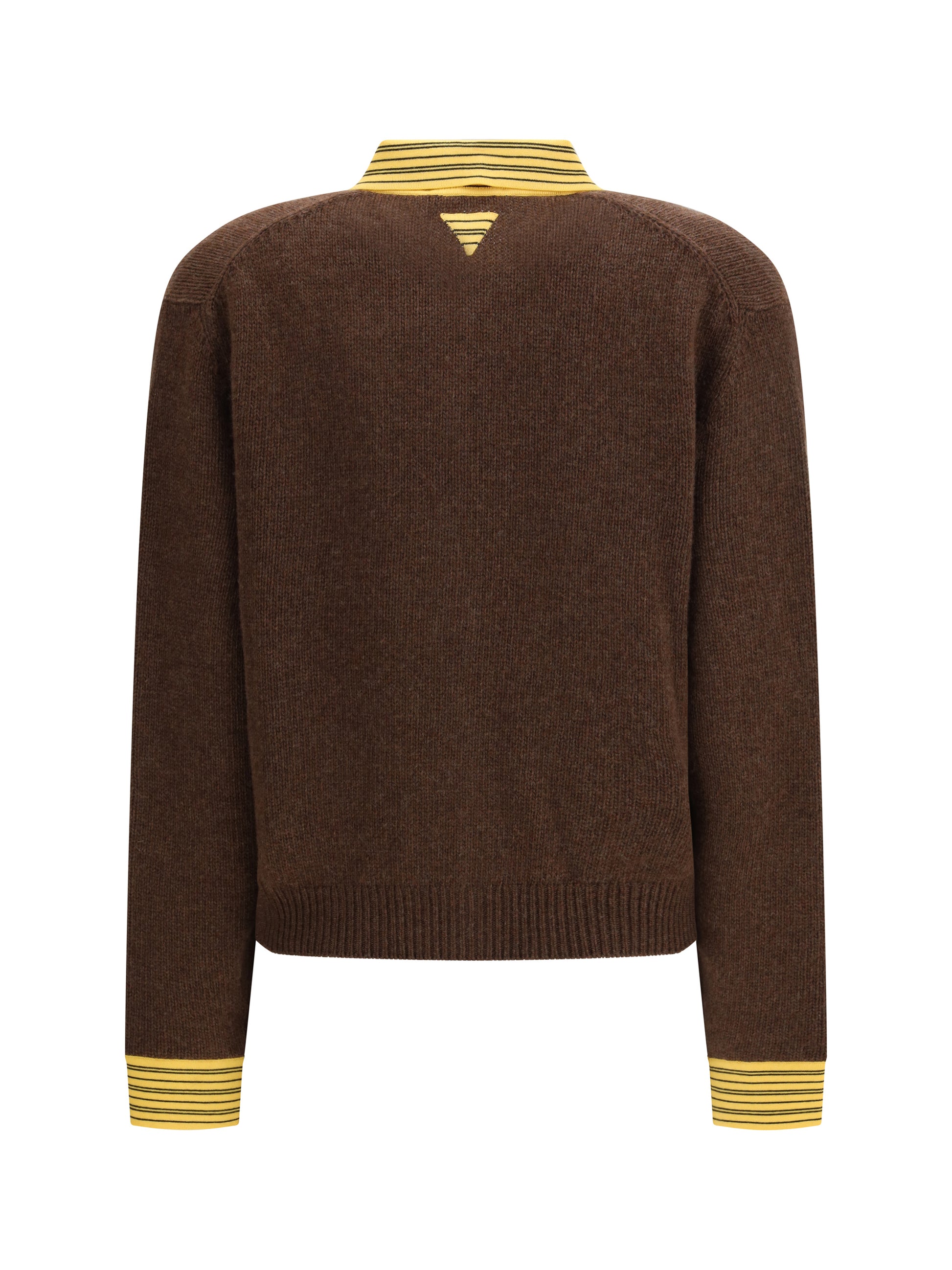 Prada Women Sweater With A Classic Collar And Front Button Fastening PRADA