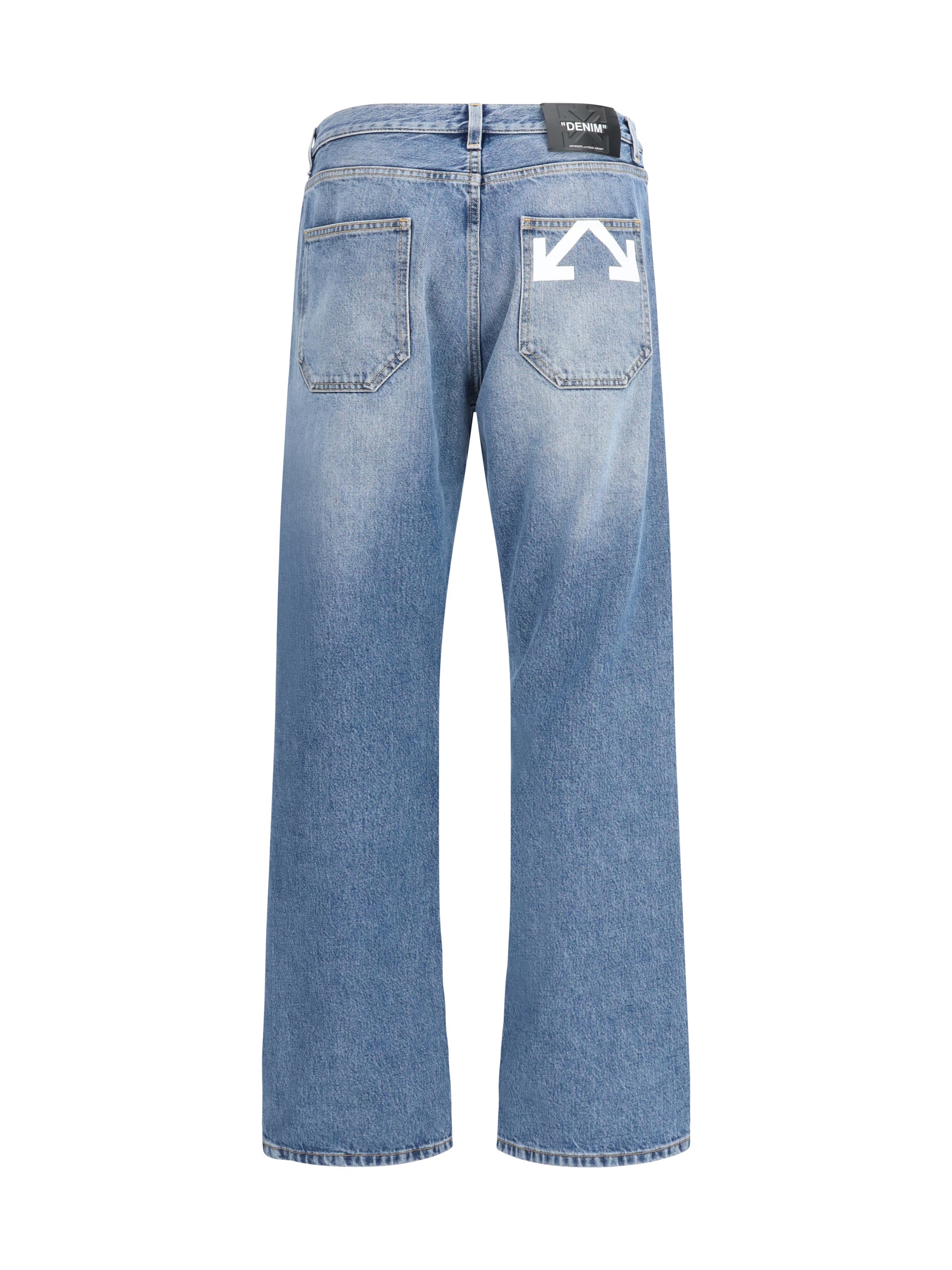 Off-White Men Half Arrow Slim Relaxed Jeans OFF-WHITE