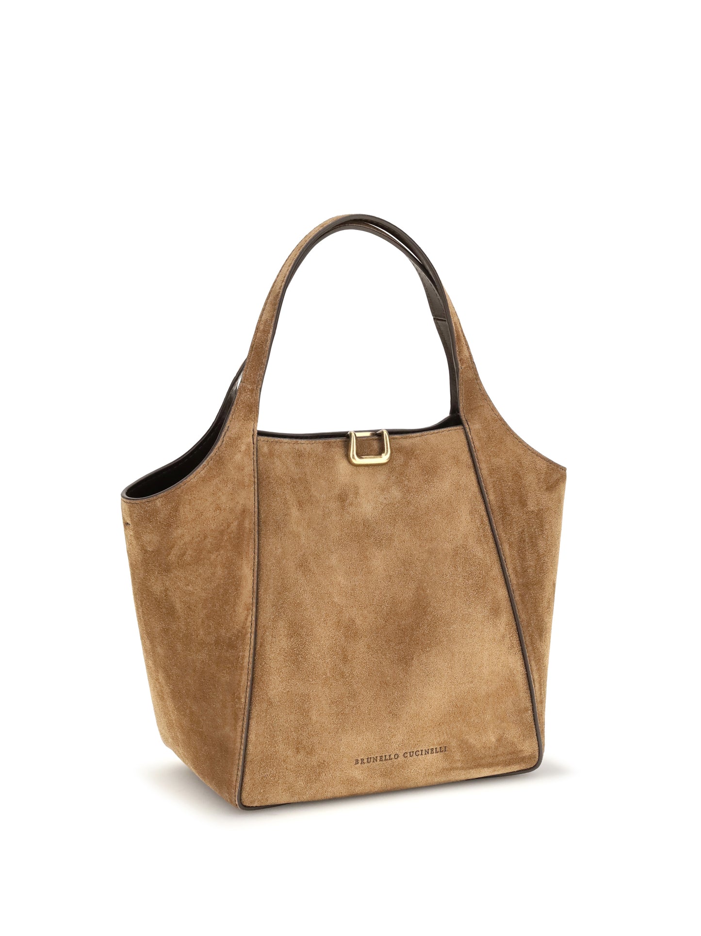 Brunello Cucinelli Women Small Sartorial Suede Bucket Bag BRUNELLO CUCINELLI