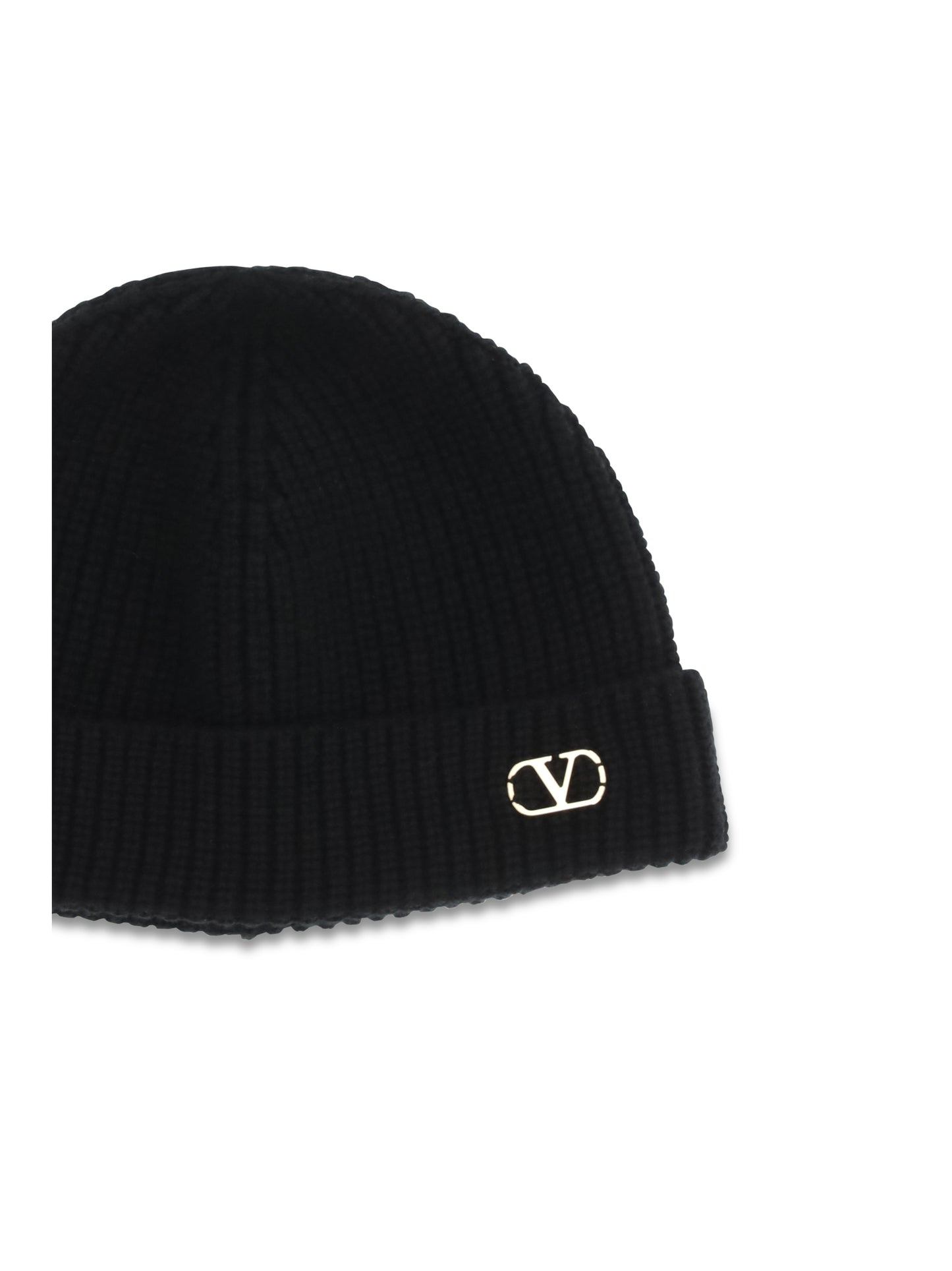 Valentino Garavani Men Vlogo Beanie In Cashmere VALENTINO GARAVANI