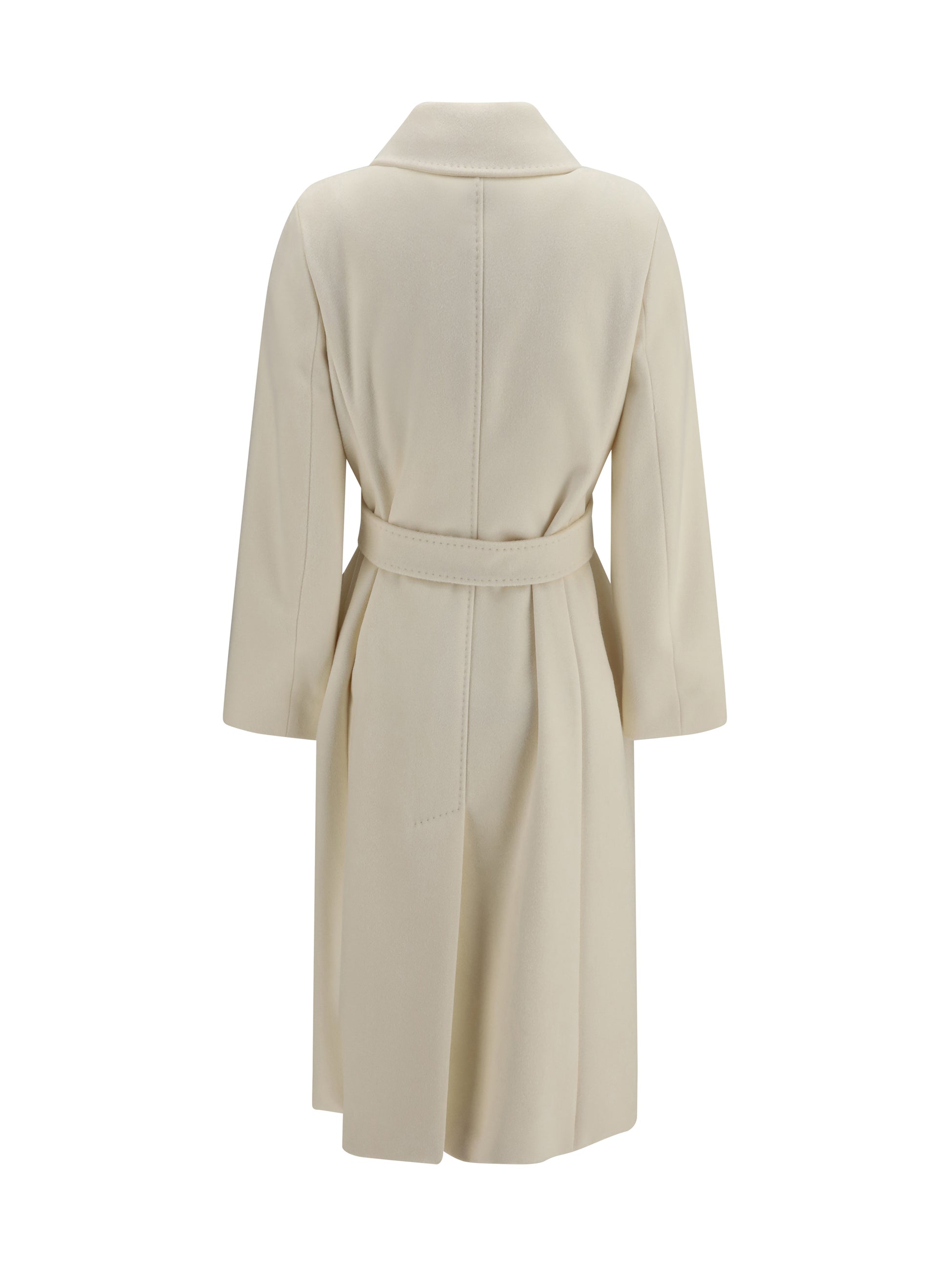 Max Mara Studio Women Double Breasted Wool Coat MAX MARA STUDIO