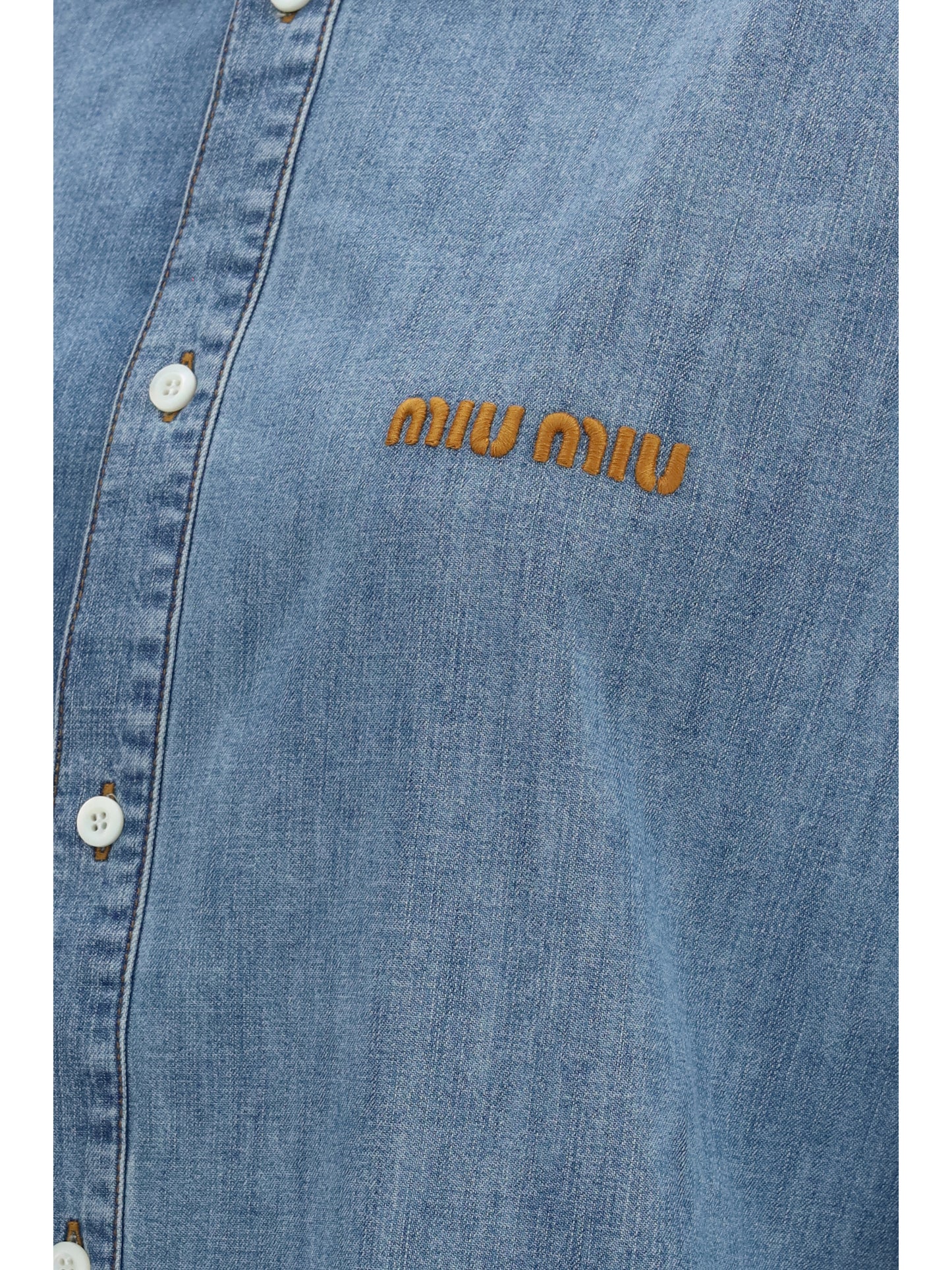 Miu Miu Women Chambray Shirt MIU MIU