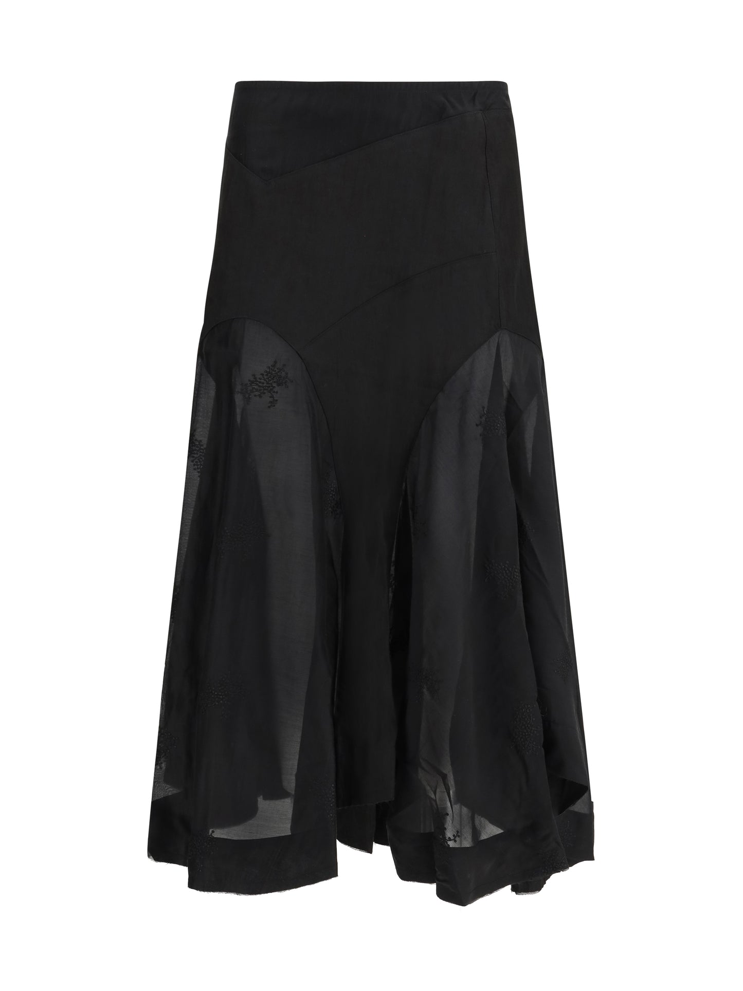 Our Legacy Women Petti Skirt Noir Bloom Ethereal Veil OUR LEGACY
