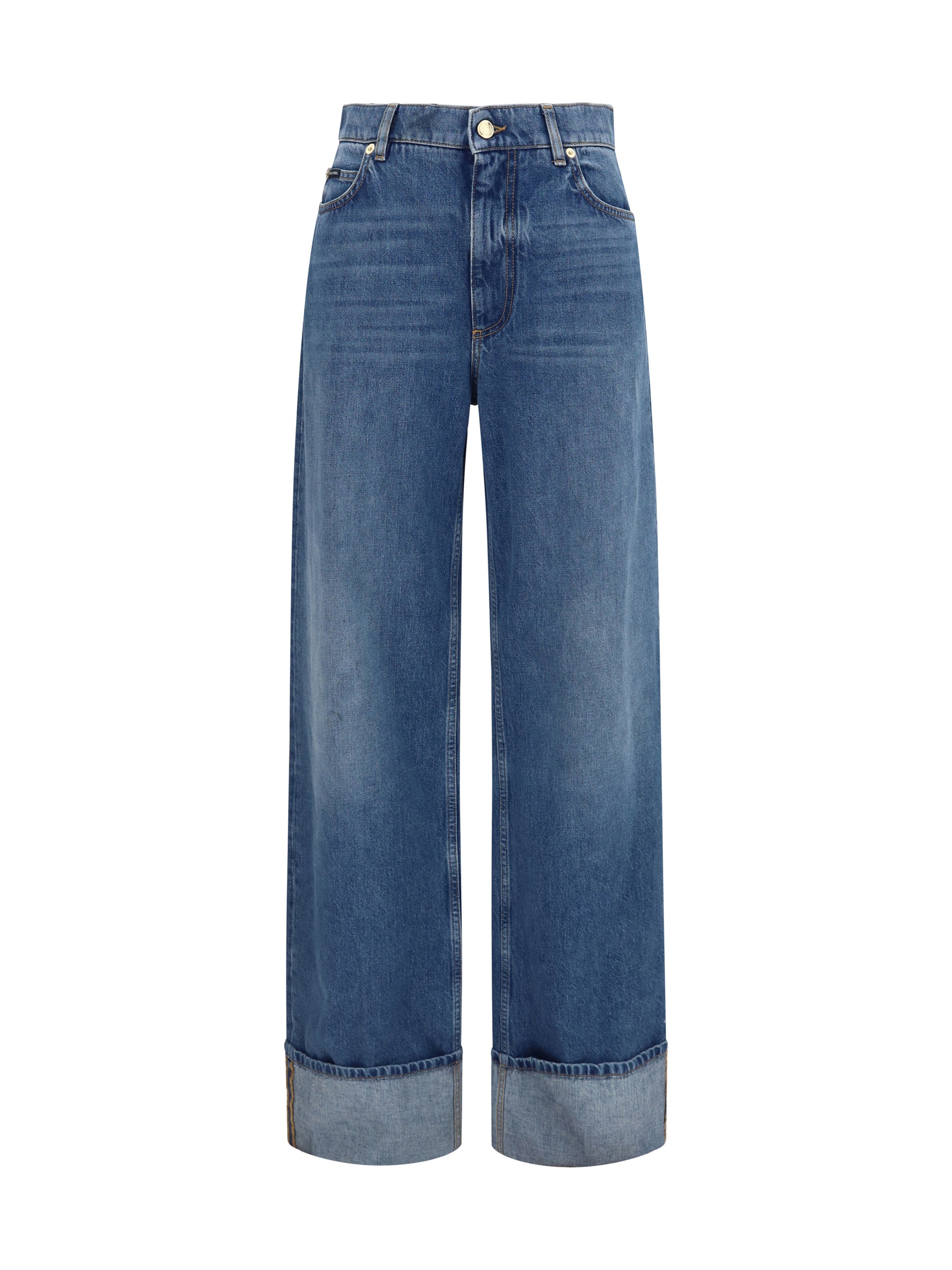 Dolce & Gabbana Women Straight-Leg Five-Pocket Jeans DOLCE & GABBANA