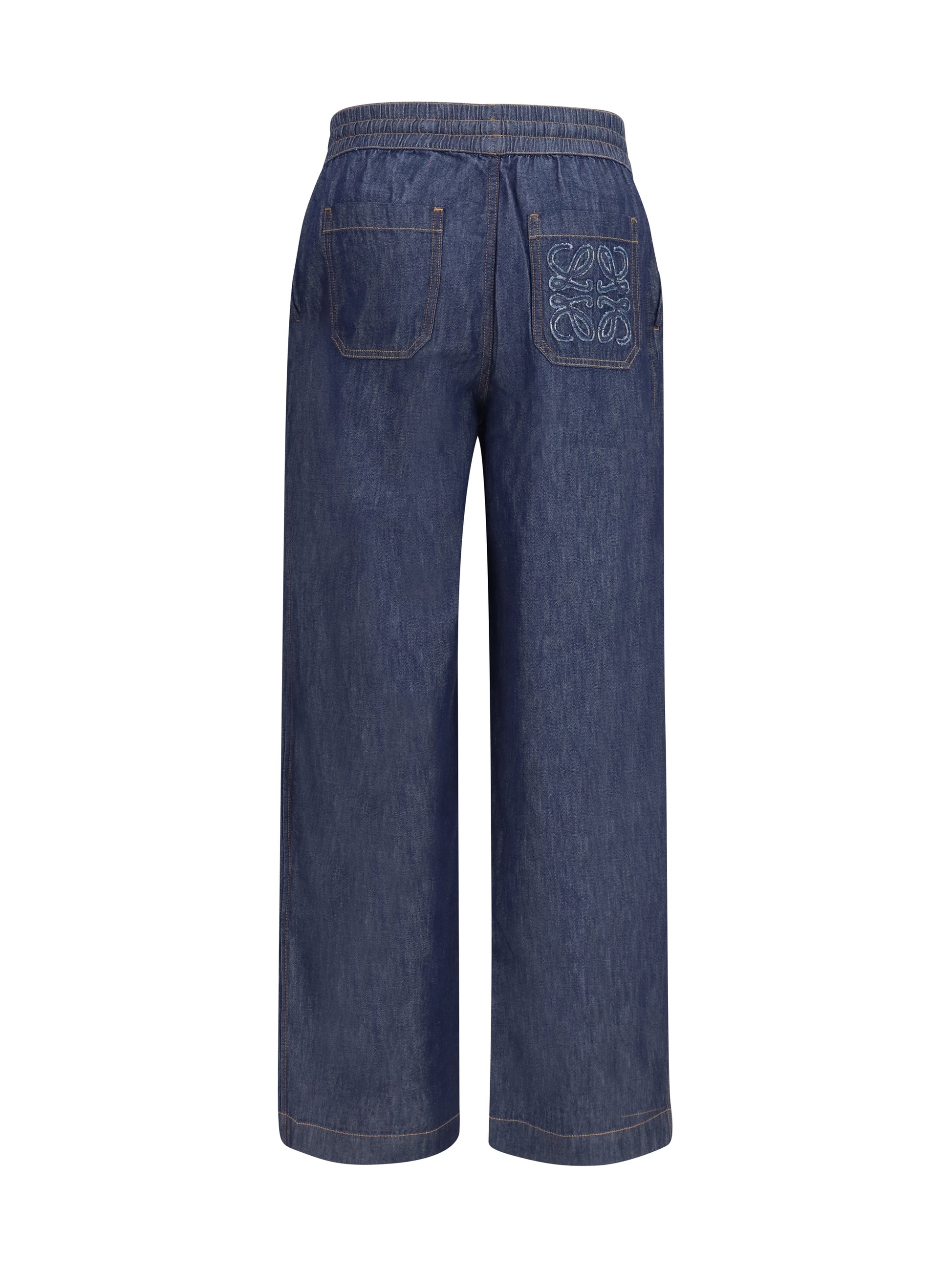 Loewe Men Cotton Drawstring Pants LOEWE