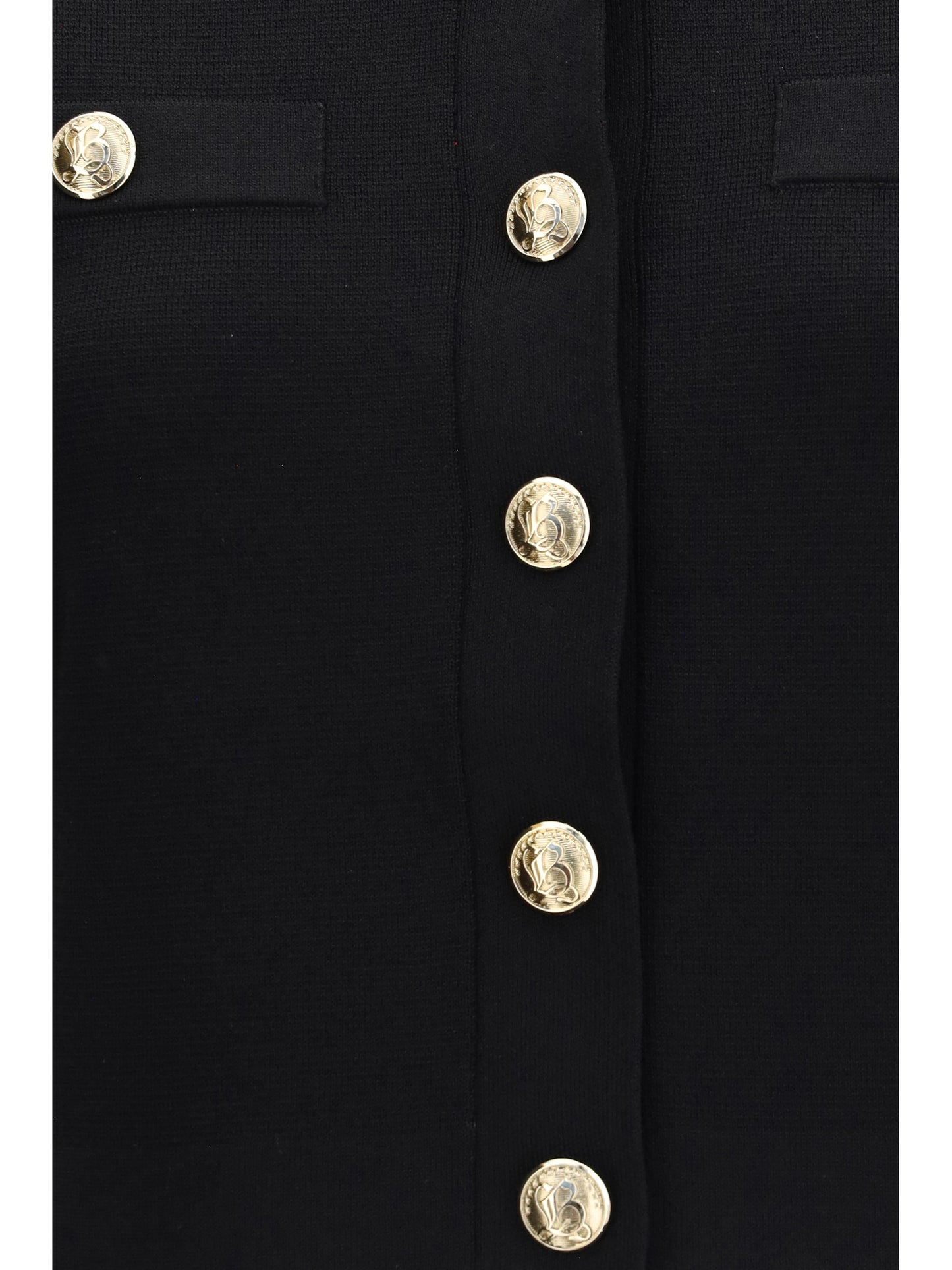 Balmain Women Round-Neck Viscose Cardigan BALMAIN