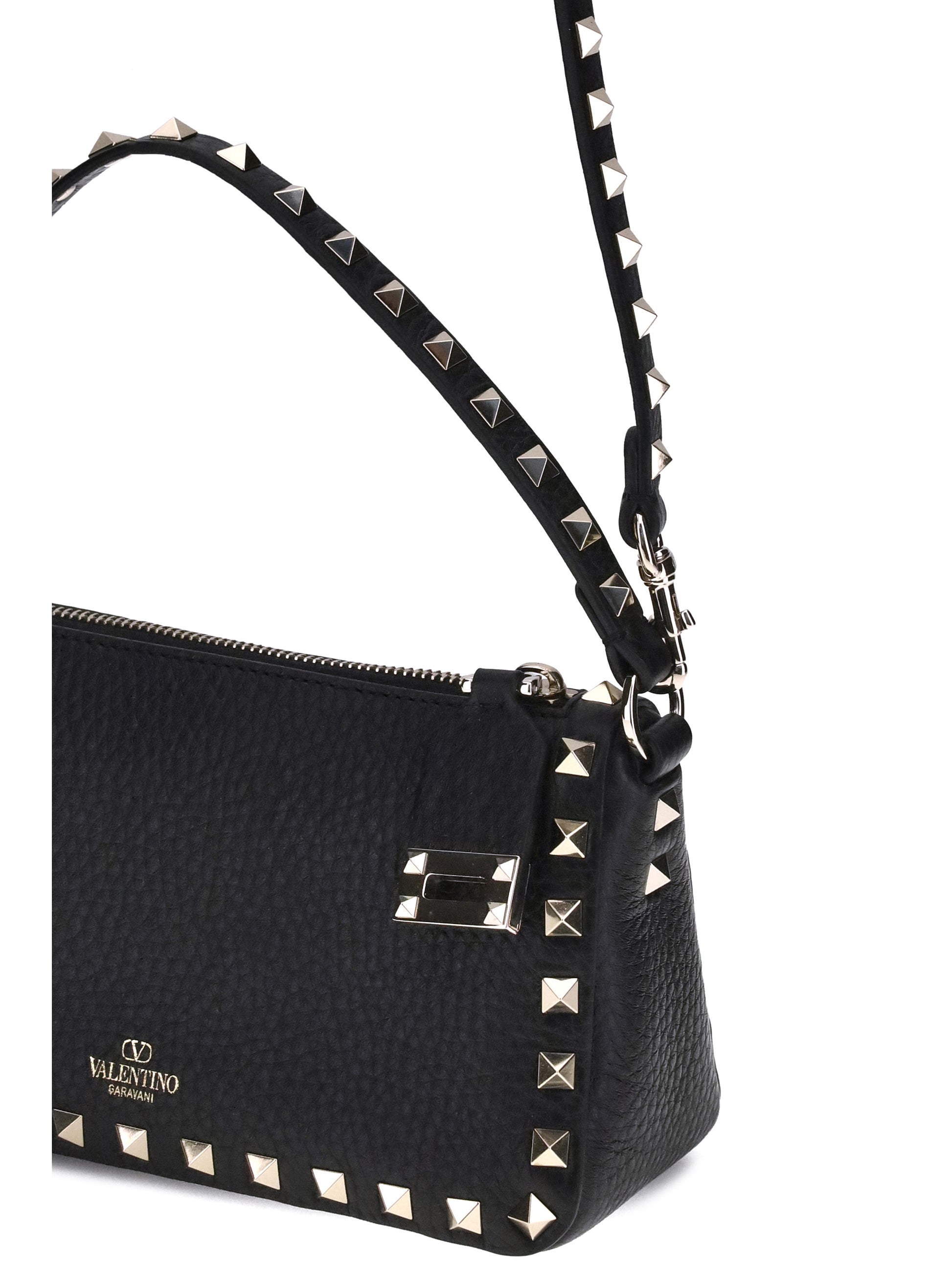 Valentino Garavani Women Rockstud Leather Shoulder Bag VALENTINO GARAVANI