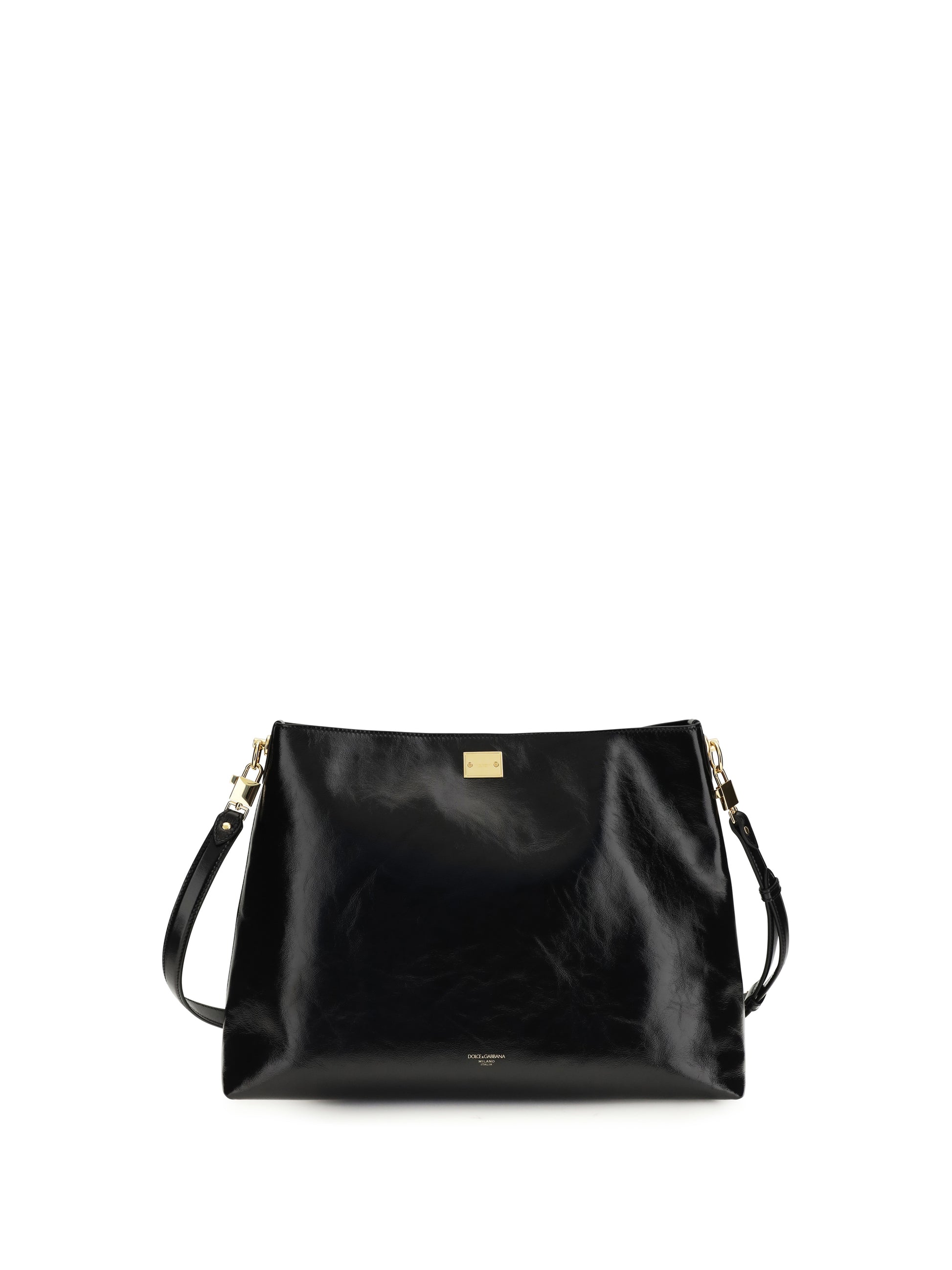 Dolce & Gabbana Women Large Vittoria Leather Shoulder Bag DOLCE & GABBANA