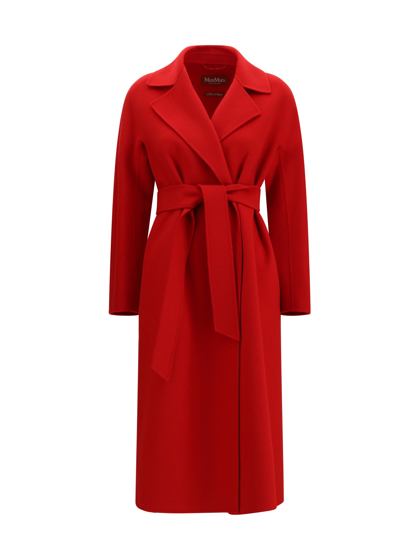 Max Mara Studio Women Wool Cashmere And Silk Wrap Coat MAX MARA STUDIO