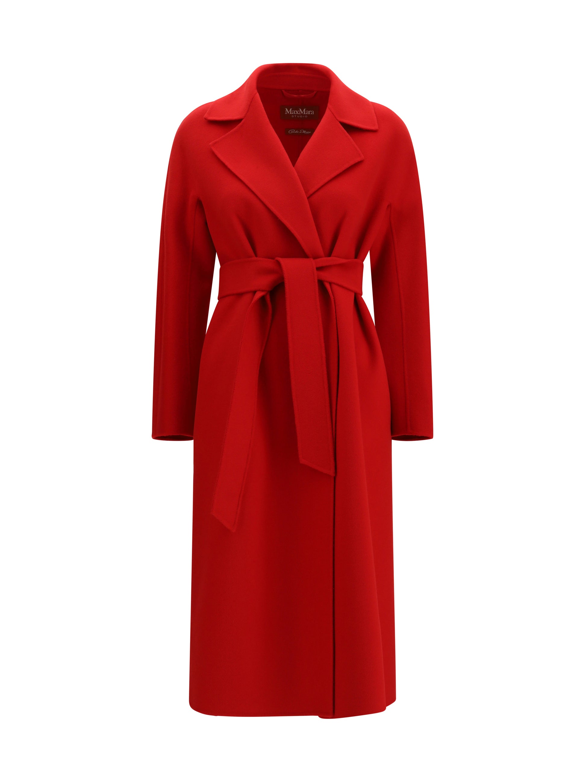 Max Mara Studio Women Wool Cashmere And Silk Wrap Coat MAX MARA STUDIO