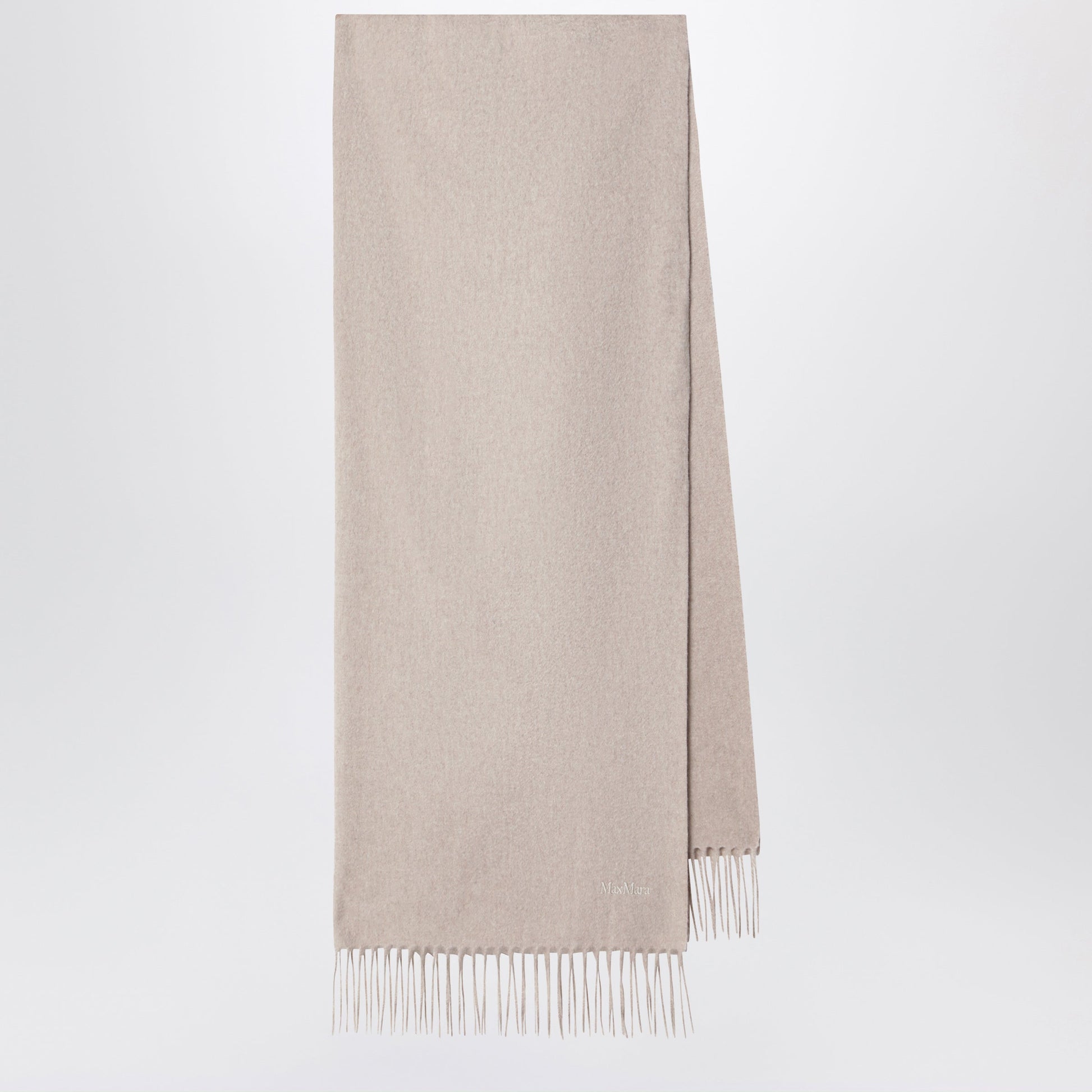 Max Mara Sand-Colored Cashmere Scarf Women MAX MARA