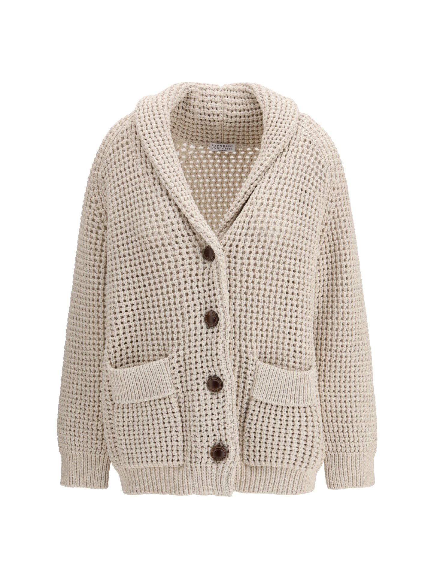 Brunello Cucinelli Women Cotton Feather Cardigan BRUNELLO CUCINELLI