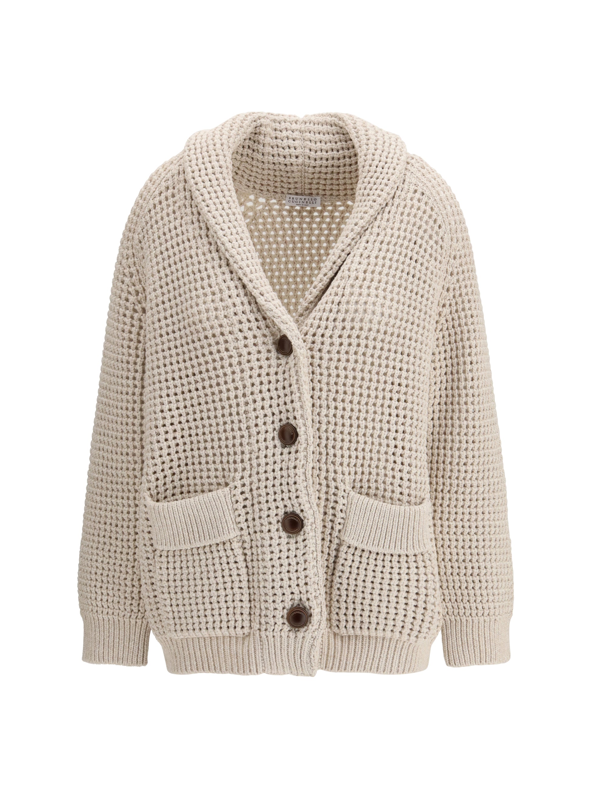 Brunello Cucinelli Women Cotton Feather Cardigan BRUNELLO CUCINELLI