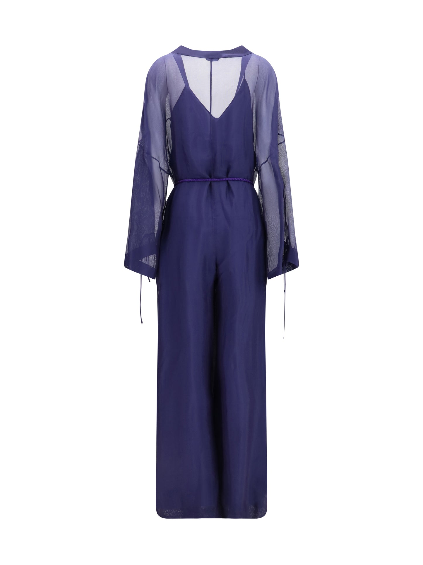 Giorgio Armani Women Viscose And Silk Gauze Jumpsuit GIORGIO ARMANI