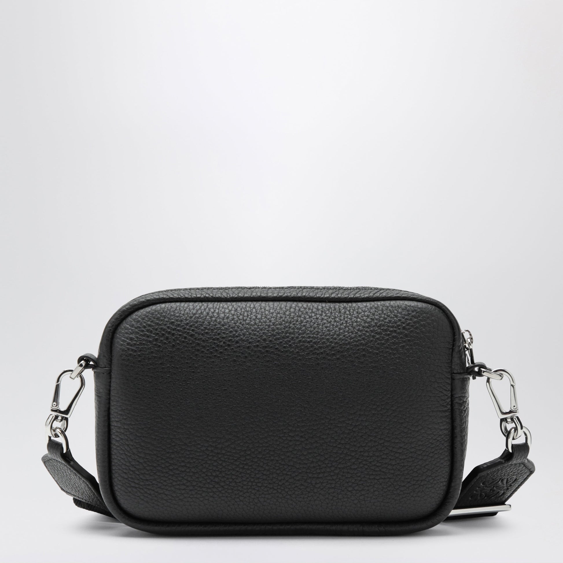 Loewe Black Grained Leather Crossbody Bag Men LOEWE