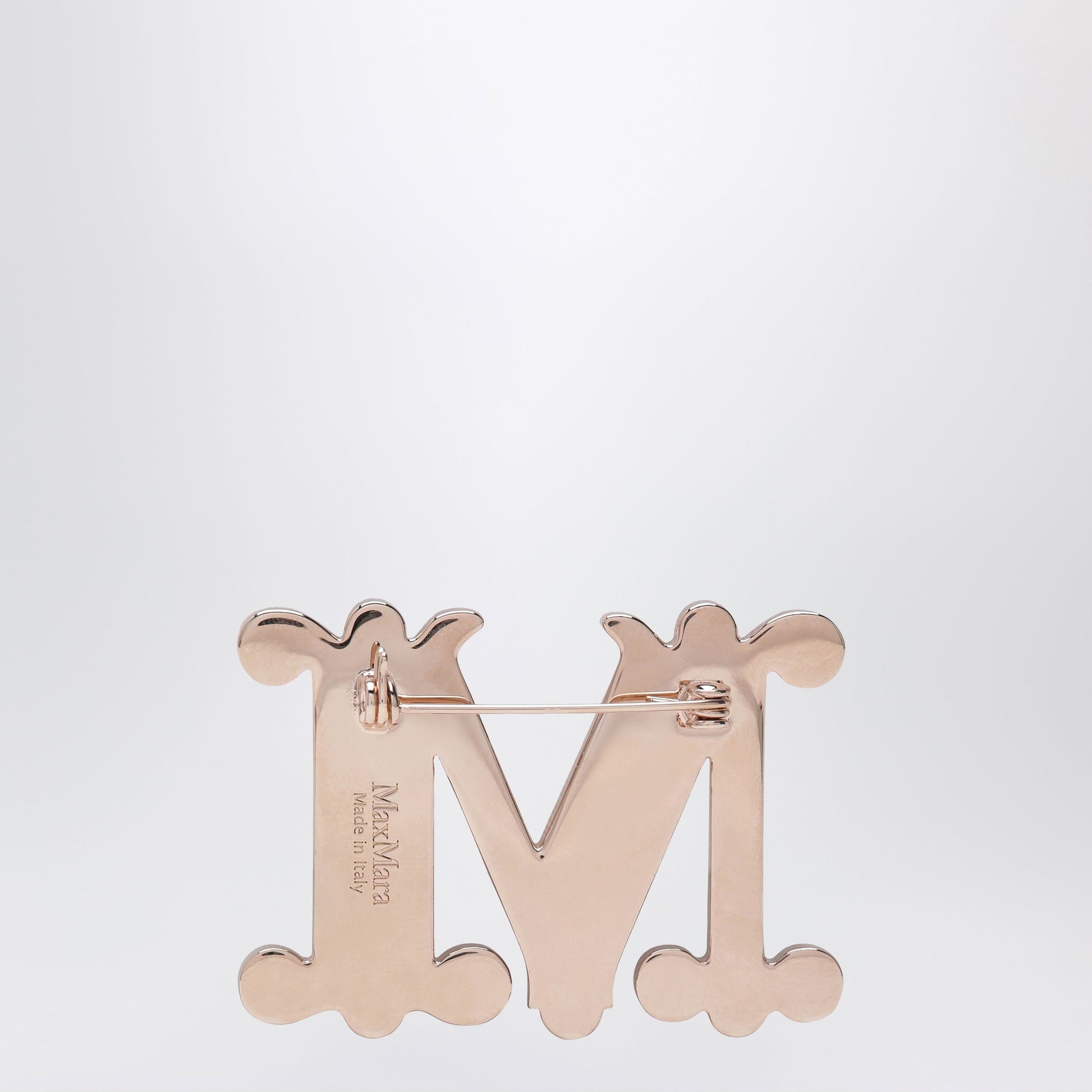 Max Mara Monogram Brooch With Micro Crystals In Metal, Crystal Women MAX MARA