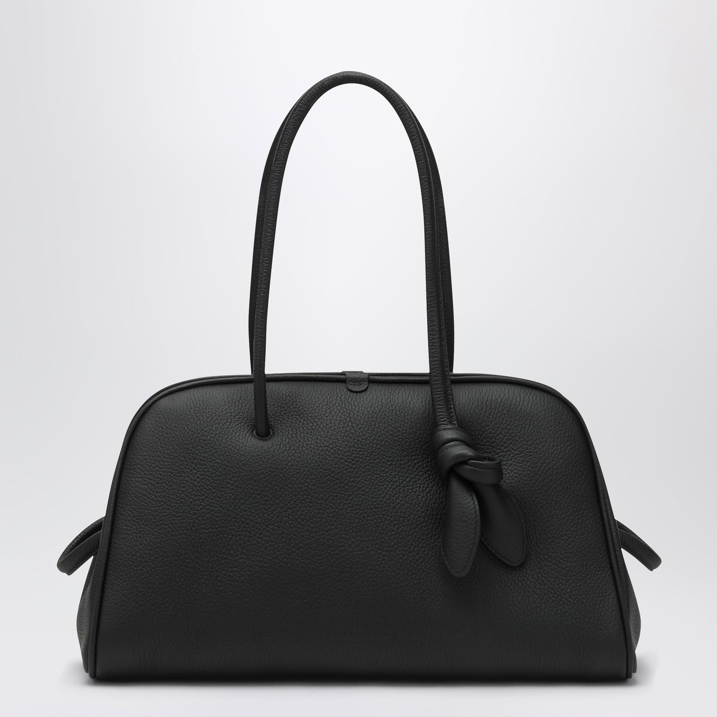 Jacquemus Medium Turismo Bag In Black Leather Women JACQUEMUS