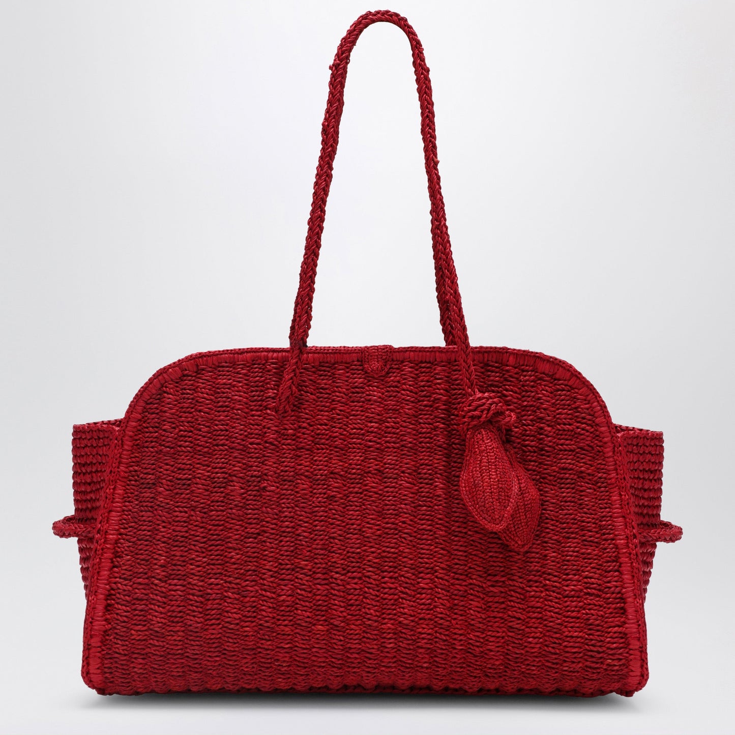 Jacquemus Red Turismo Raffia Bag Women JACQUEMUS