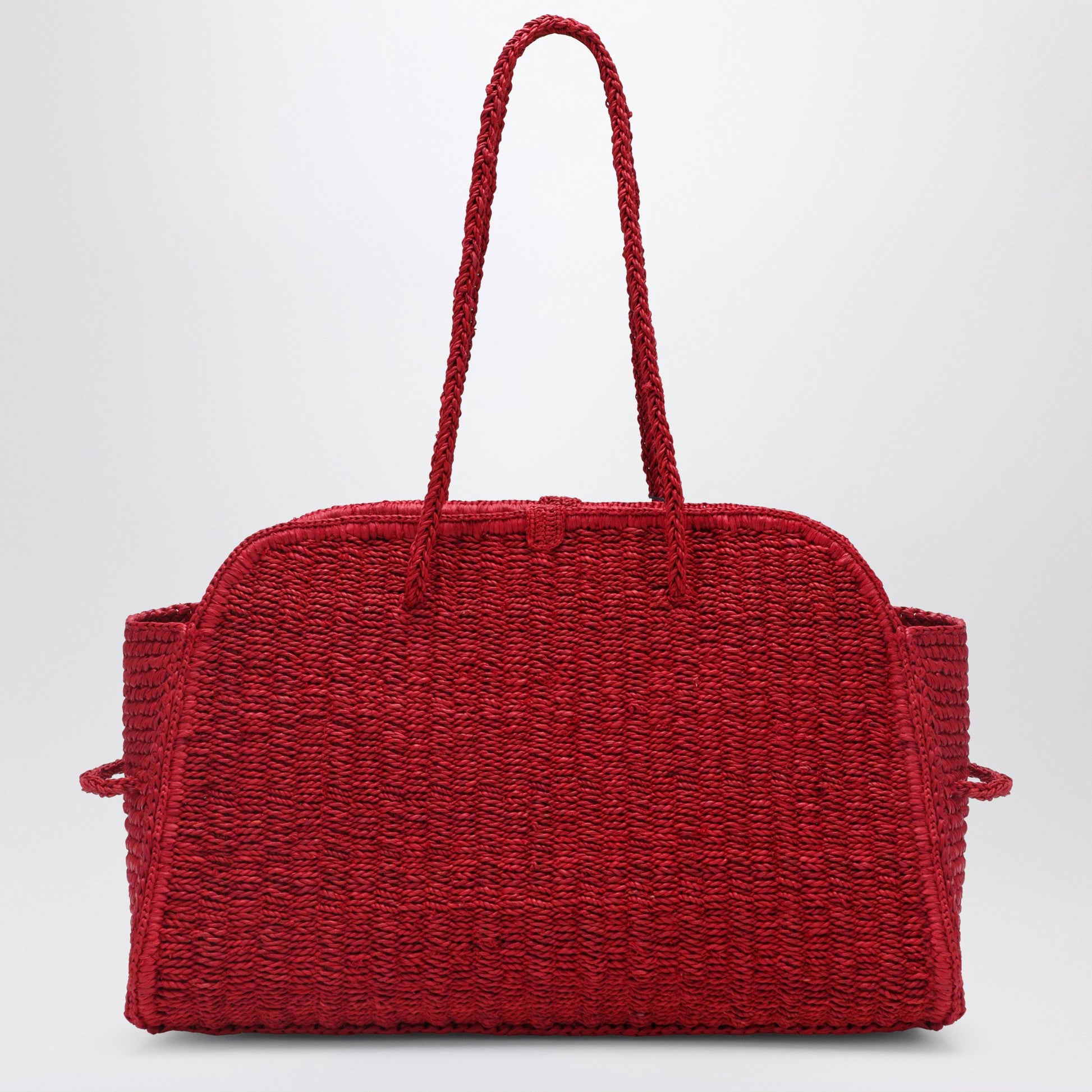 Jacquemus Red Turismo Raffia Bag Women JACQUEMUS