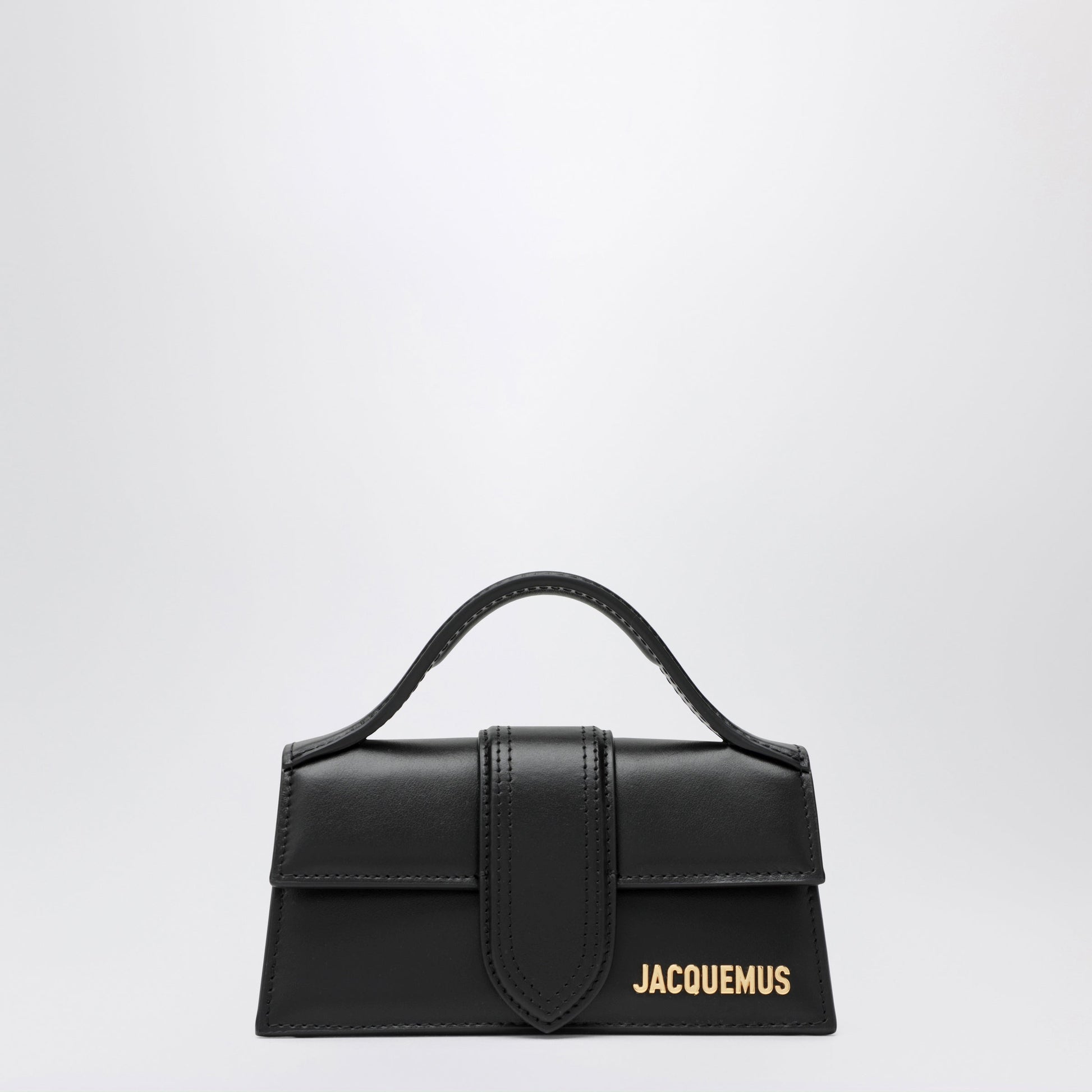 Jacquemus Bambino Small Leather Shoulder Bag In Black Women JACQUEMUS