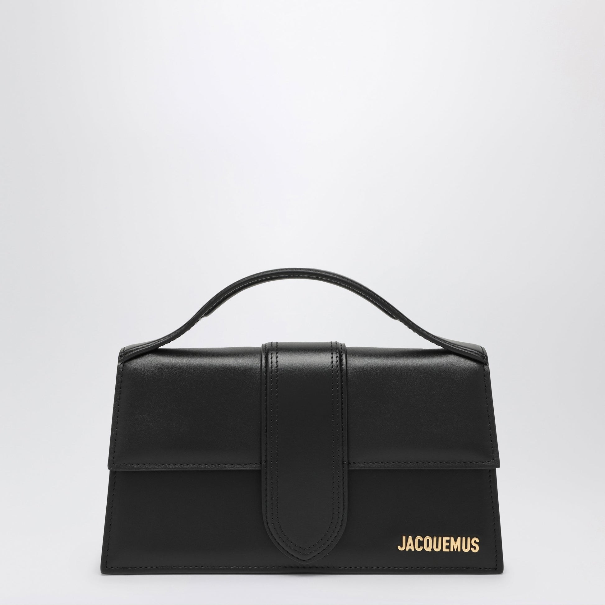 Jacquemus Le Grand Bambino Bag In Black Leather Women JACQUEMUS