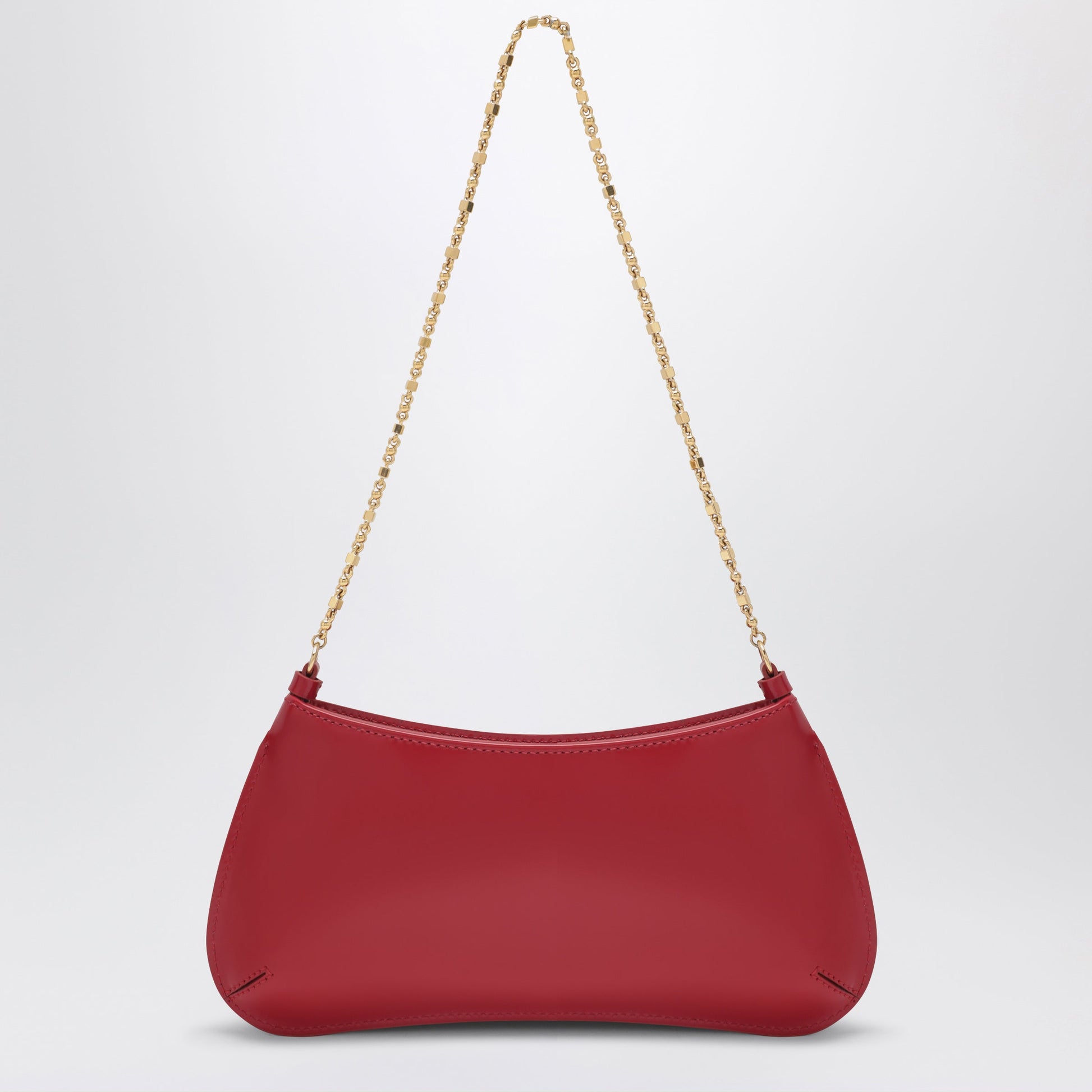 Jacquemus Le Bisou Chaine Patent Leather Red Bag Women JACQUEMUS